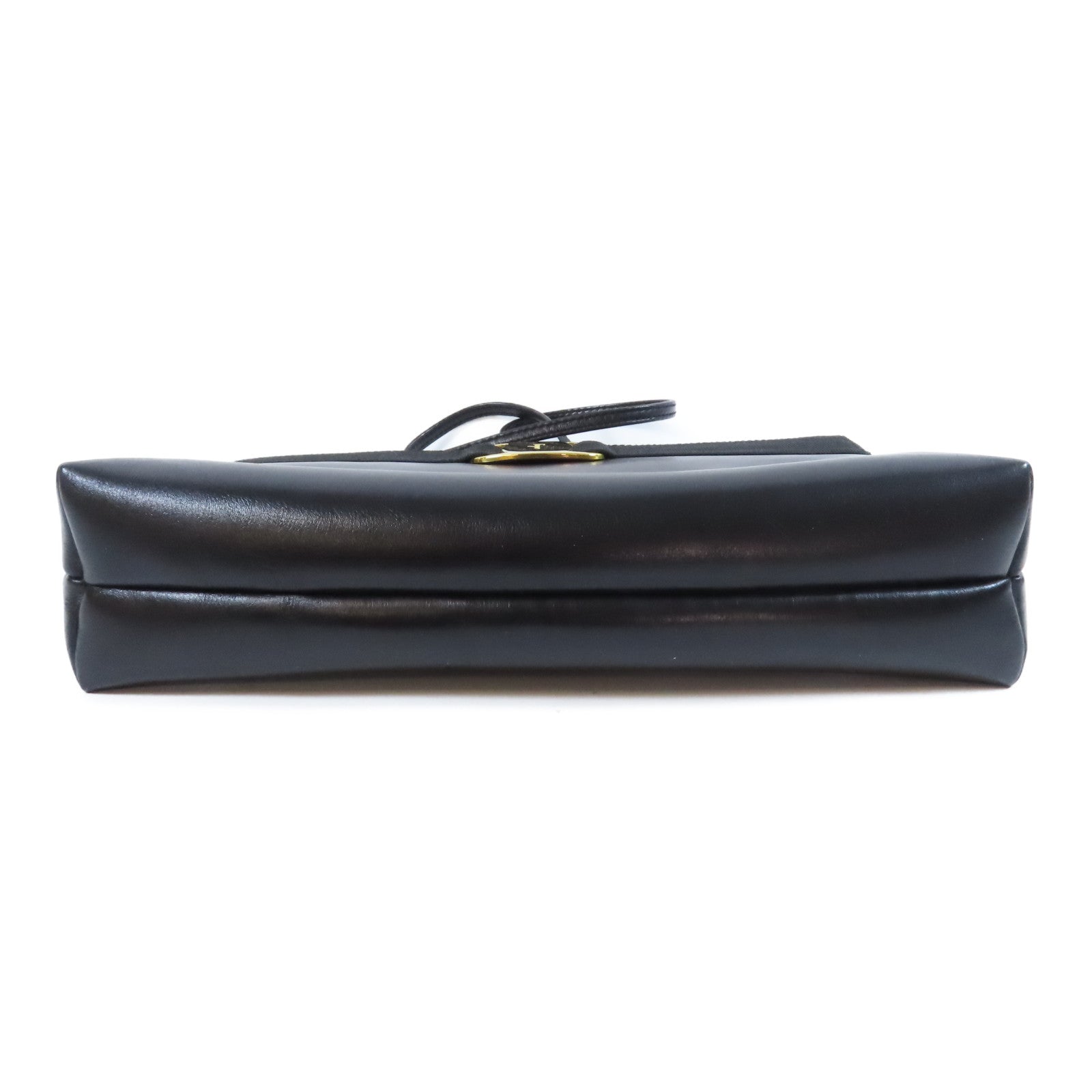 Salvatore Ferragamo 牛皮皮革Shoulder Bag金扣肩背袋黑色