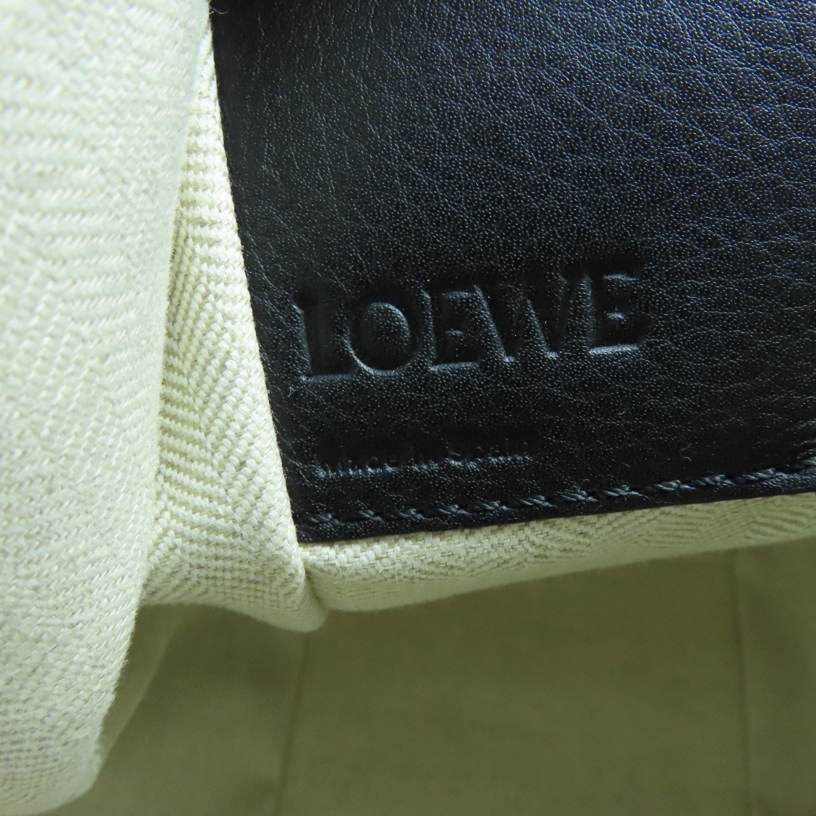 LOEWE 牛皮皮革Hammock銀扣手挽肩背兩用袋白色綠色黑色