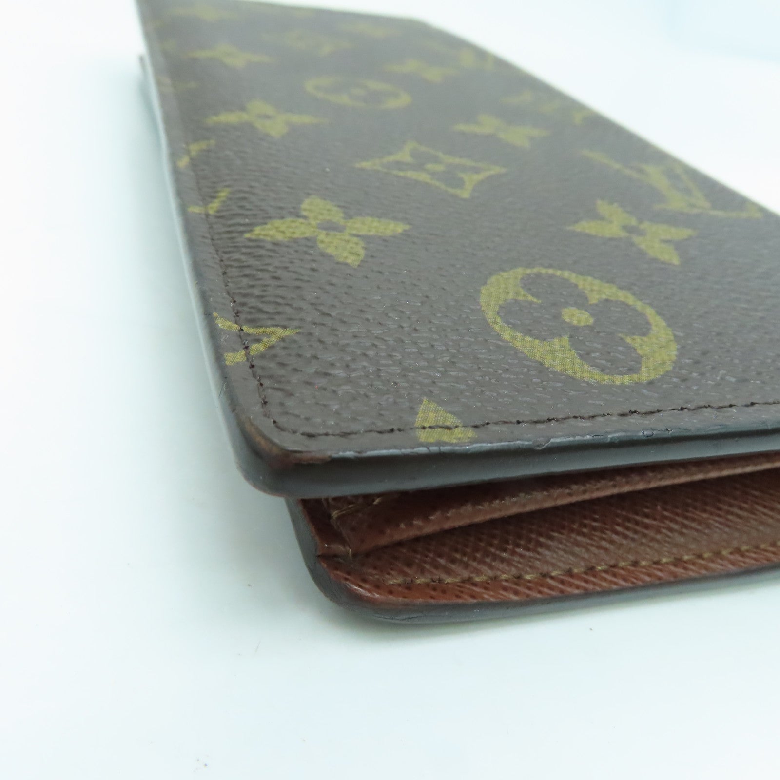 LOUIS VUITTON Monogram Brazza Long Wallet長錢包啡色