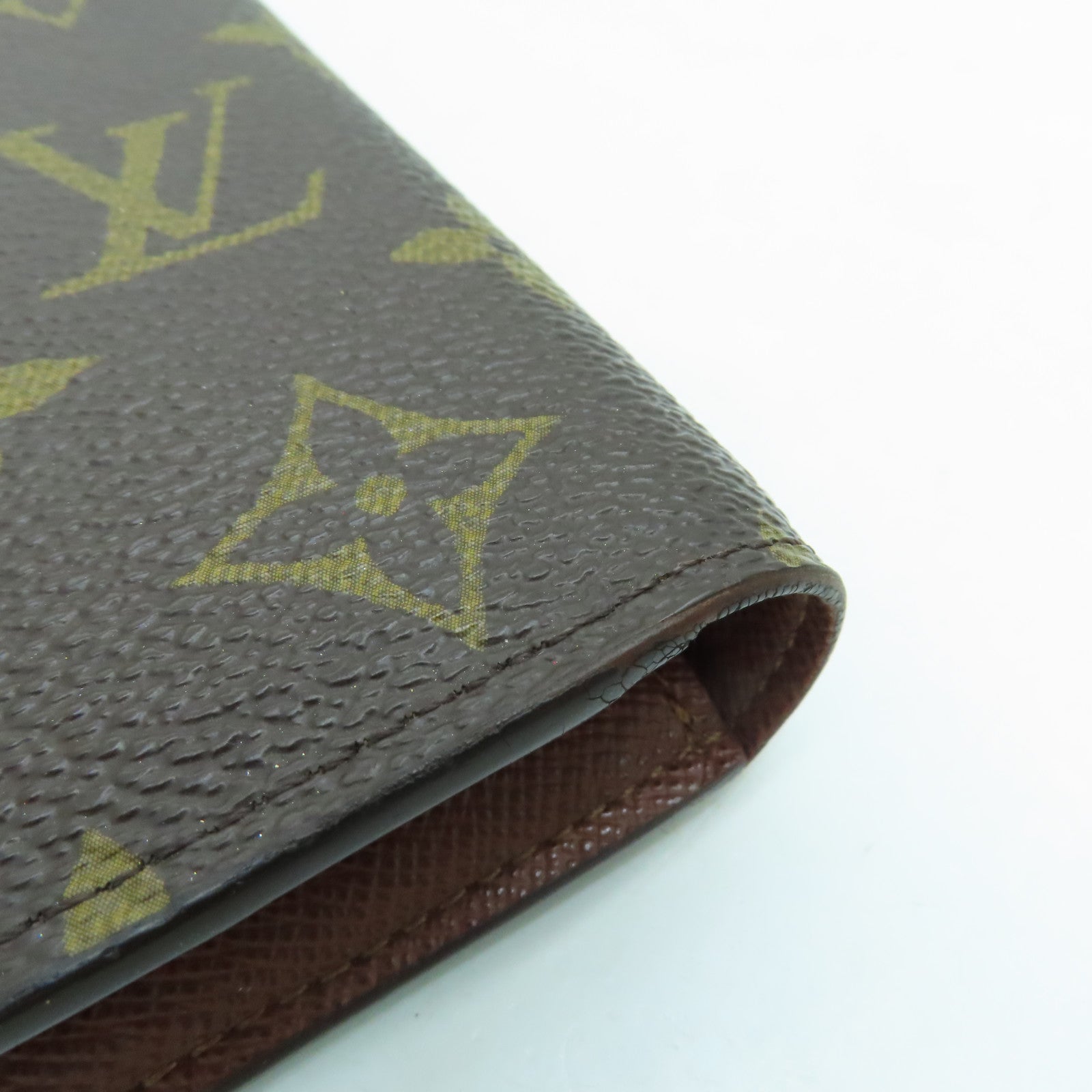 LOUIS VUITTON Monogram Brazza Long Wallet長錢包啡色