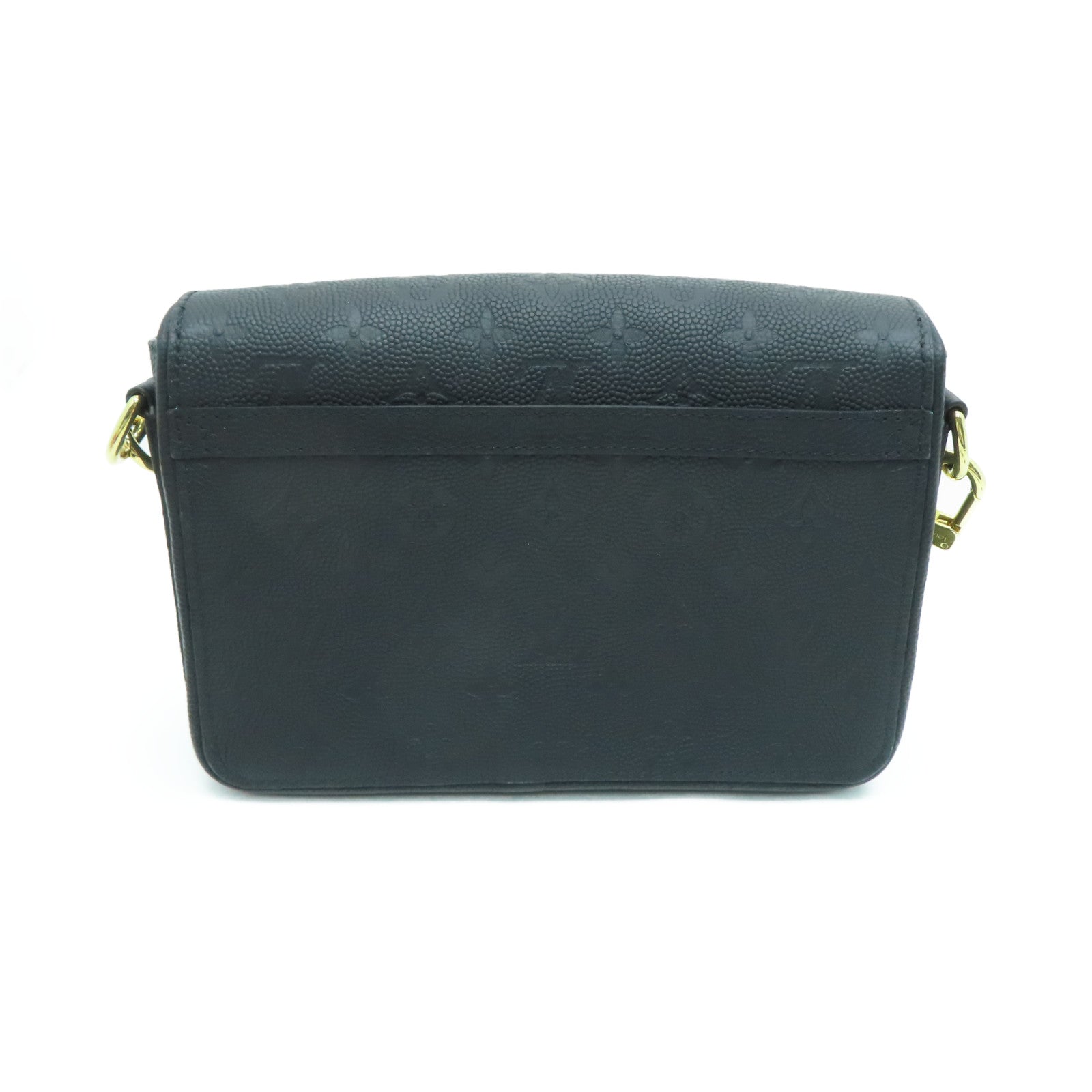 LOUIS VUITTON 【激减优惠】Monogram Empreinte LVXNBA Studio Messenger金扣肩背袋黑色
