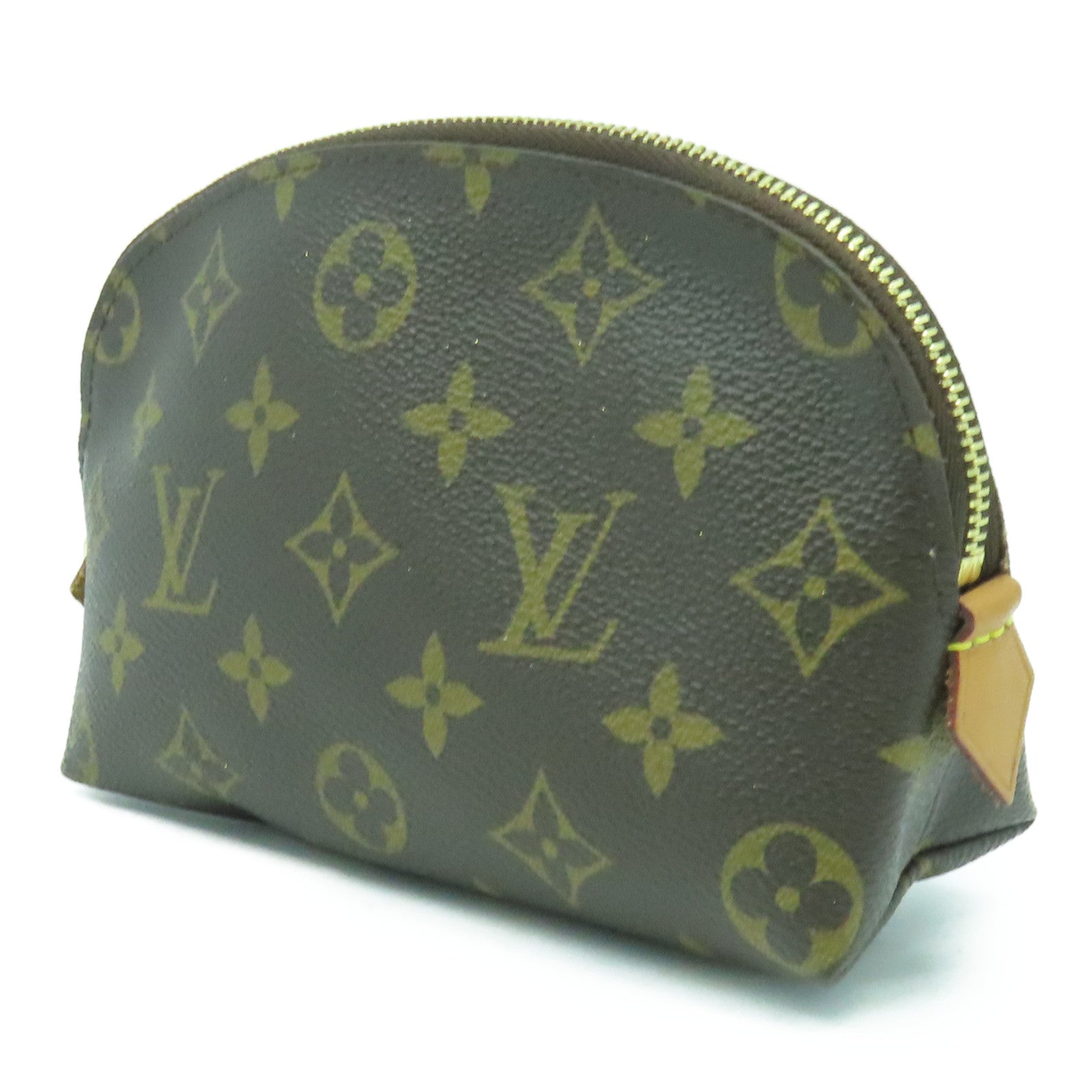 LOUIS VUITTON 【激減優惠】Monogram Pouch金扣手拿包啡色