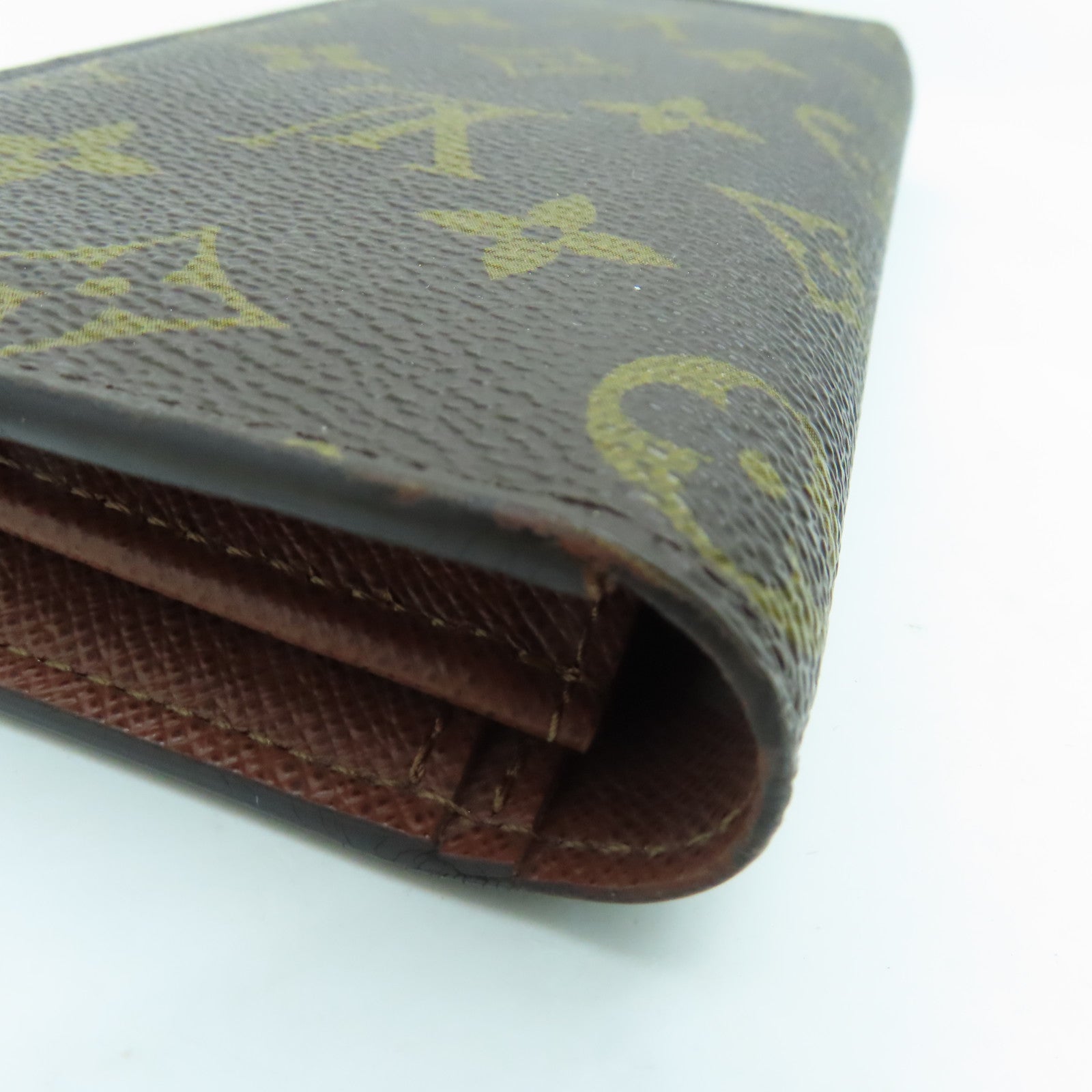 LOUIS VUITTON Monogram Brazza Long Wallet長錢包啡色