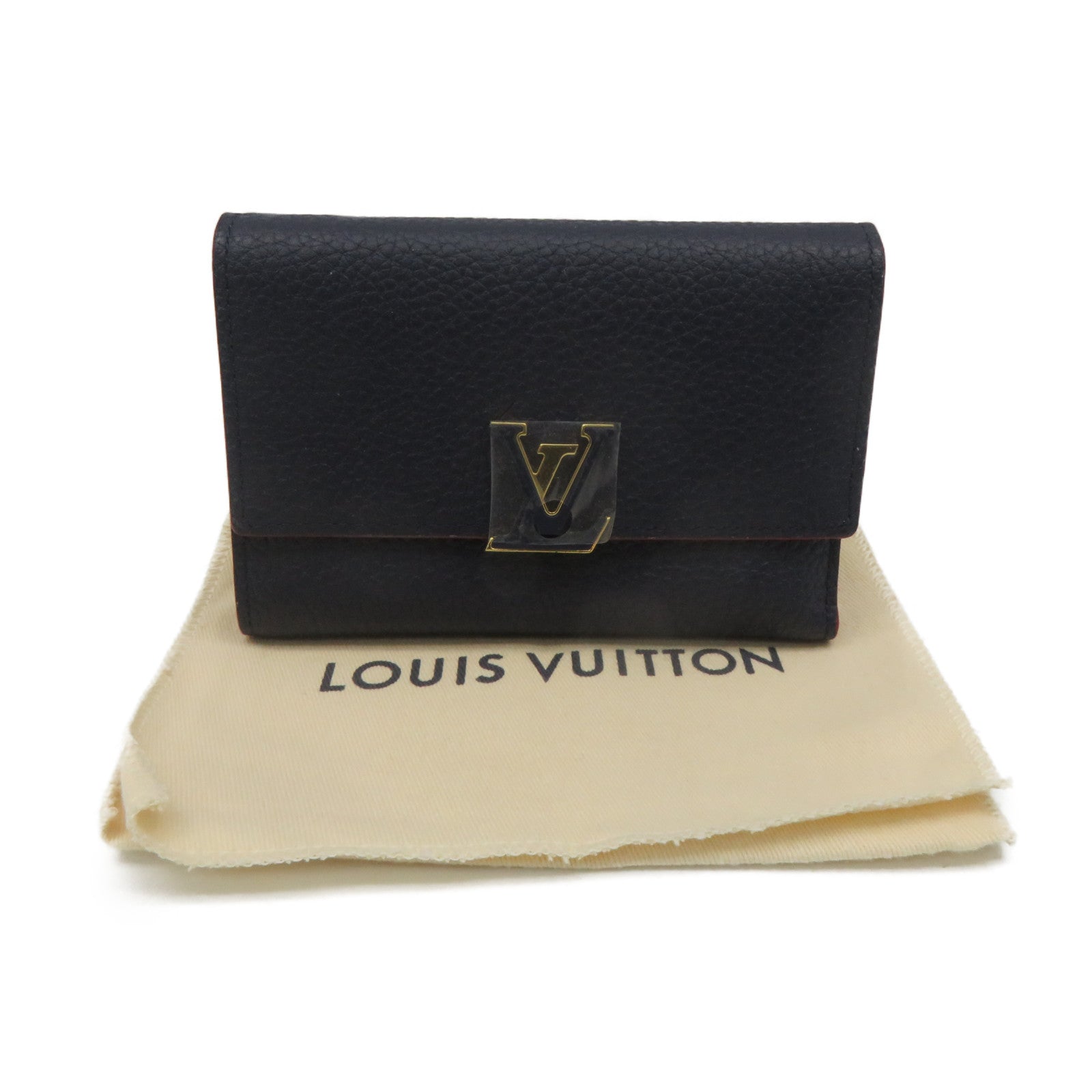 LOUIS VUITTON 【激減優惠】Tourillon Capucines Short Wallet金扣短錢包寶藍色
