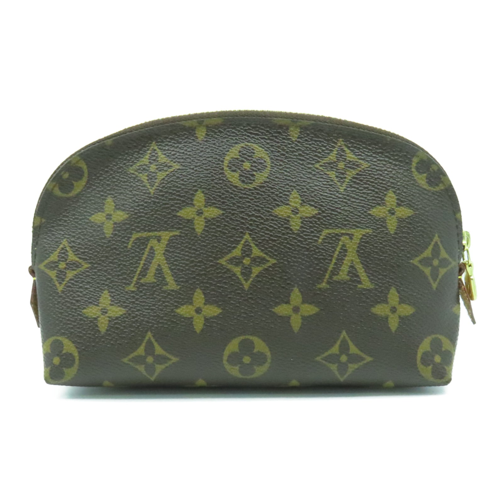 LOUIS VUITTON 【激減優惠】Monogram Pouch金扣手拿包啡色