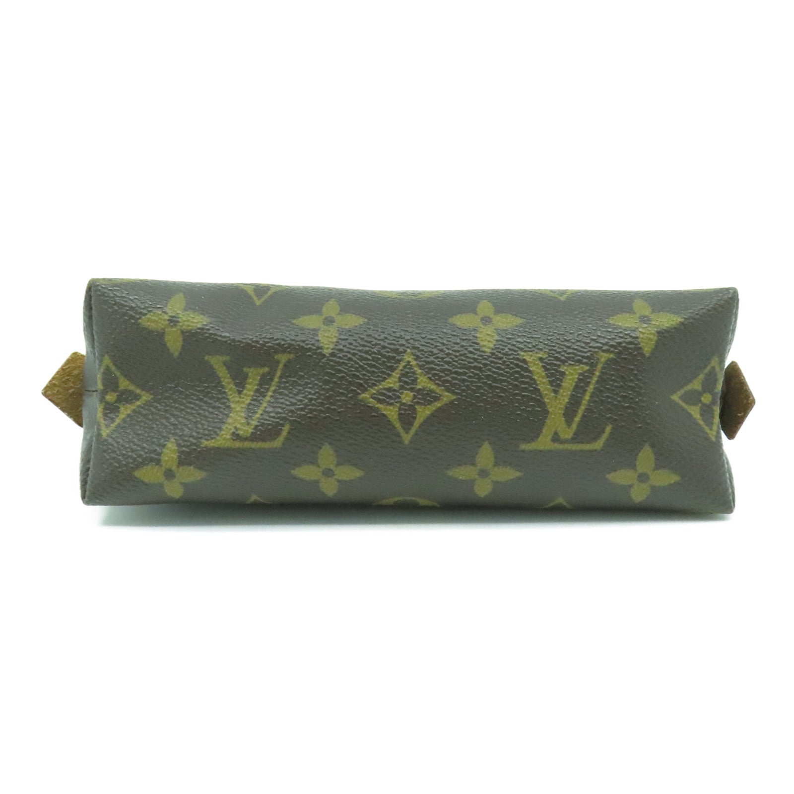 LOUIS VUITTON 【激減優惠】Monogram Pouch金扣手拿包啡色