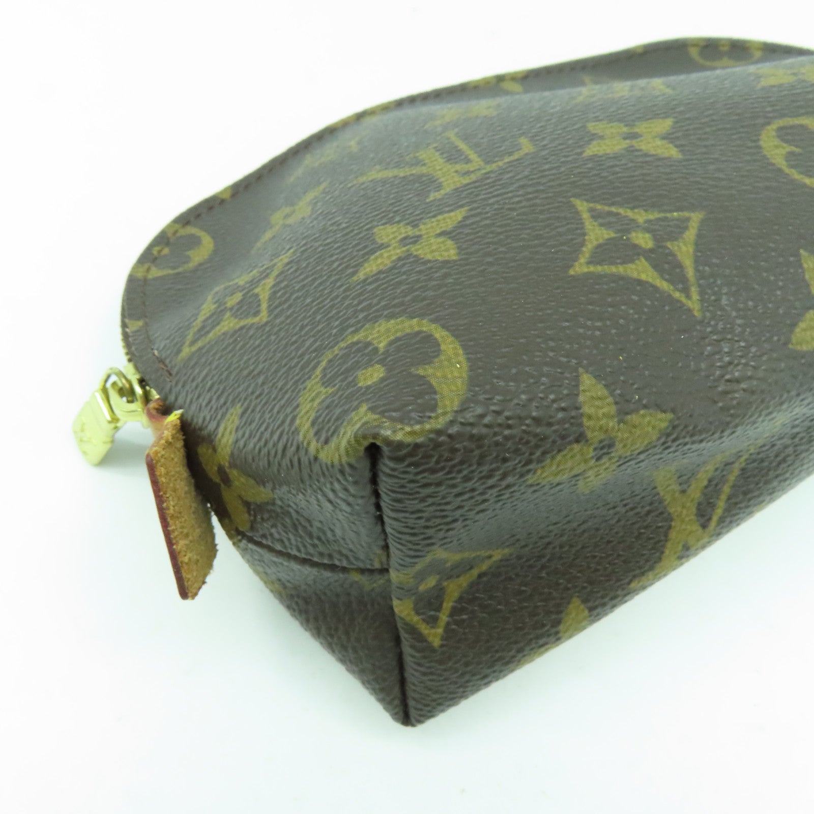 LOUIS VUITTON 【激減優惠】Monogram Pouch金扣手拿包啡色