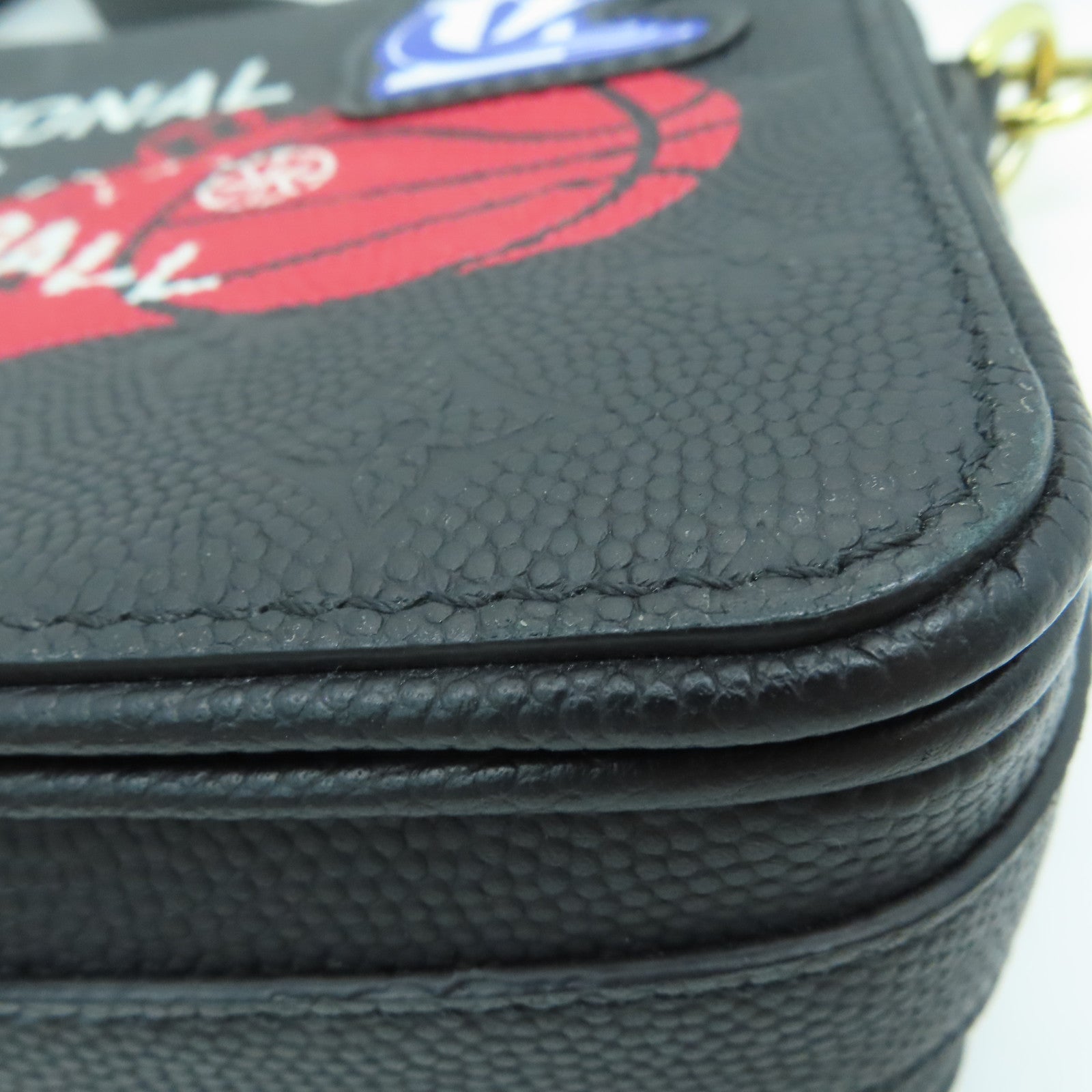 LOUIS VUITTON 【激减优惠】Monogram Empreinte LVXNBA Studio Messenger金扣肩背袋黑色