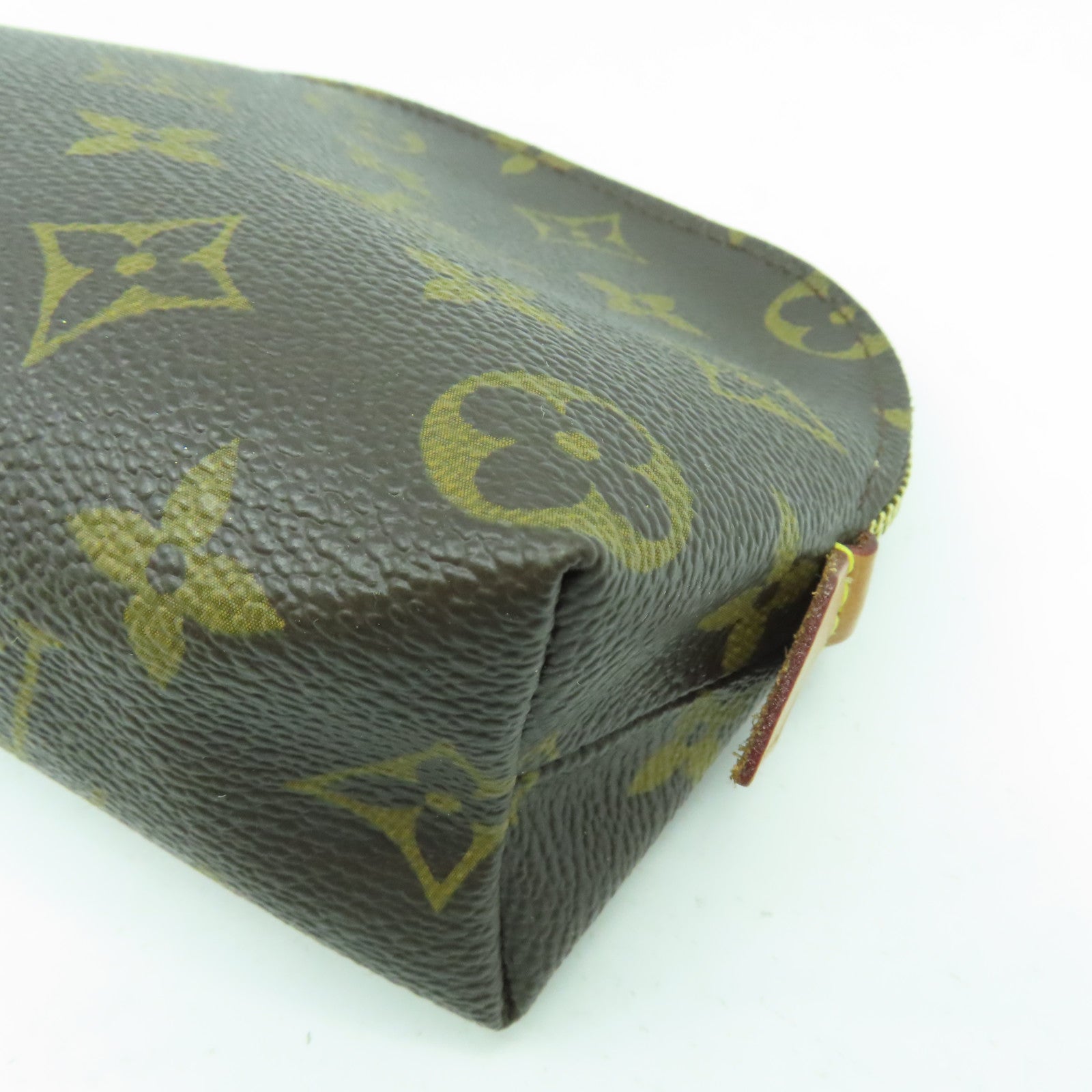 LOUIS VUITTON 【激減優惠】Monogram Pouch金扣手拿包啡色