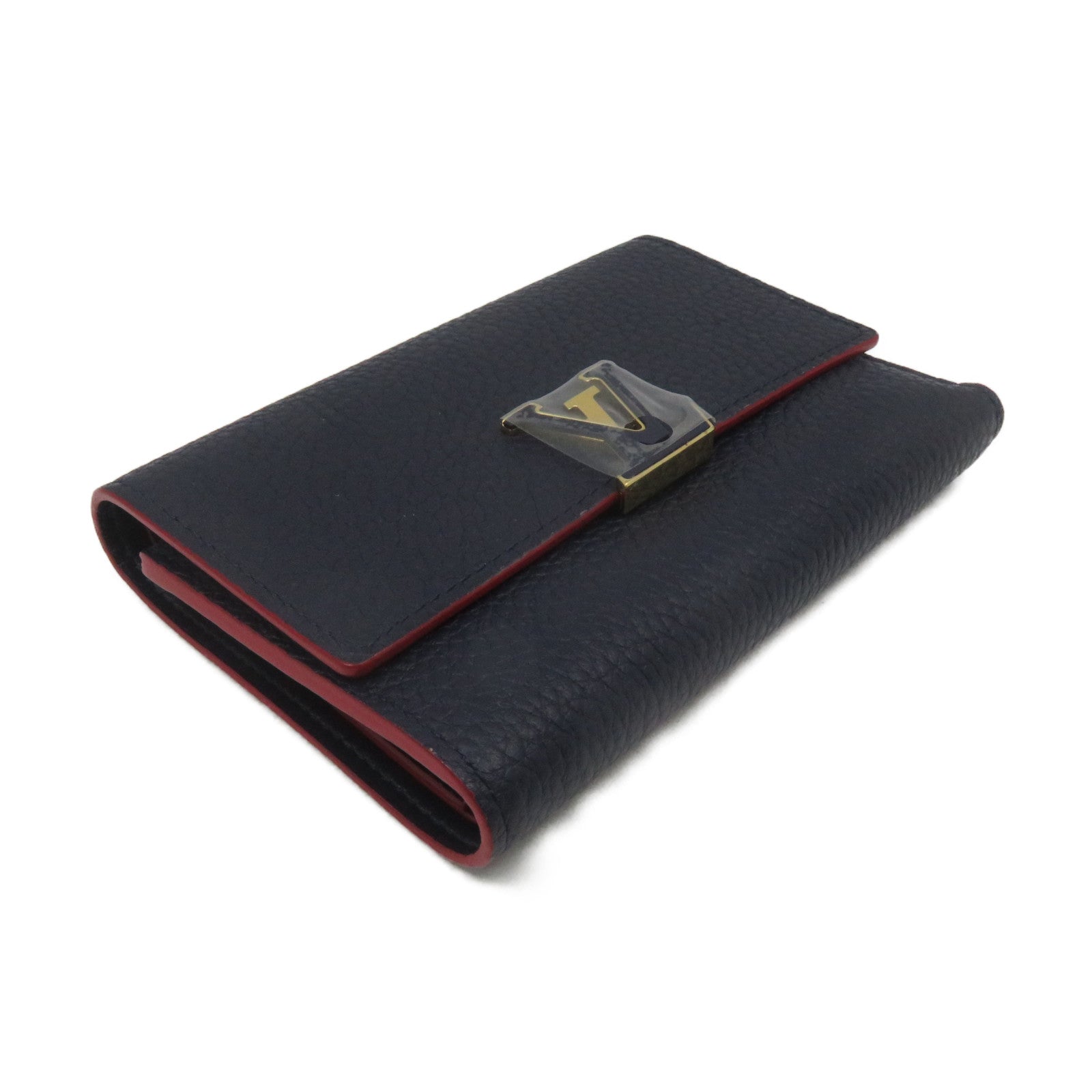 LOUIS VUITTON 【激減優惠】Tourillon Capucines Short Wallet金扣短錢包寶藍色