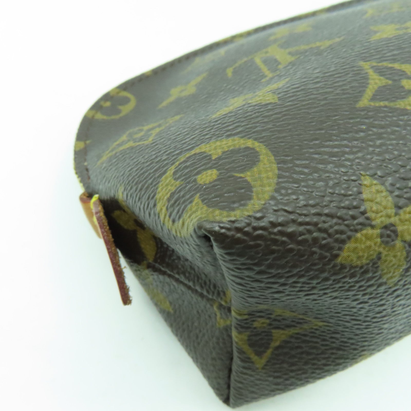 LOUIS VUITTON 【激減優惠】Monogram Pouch金扣手拿包啡色