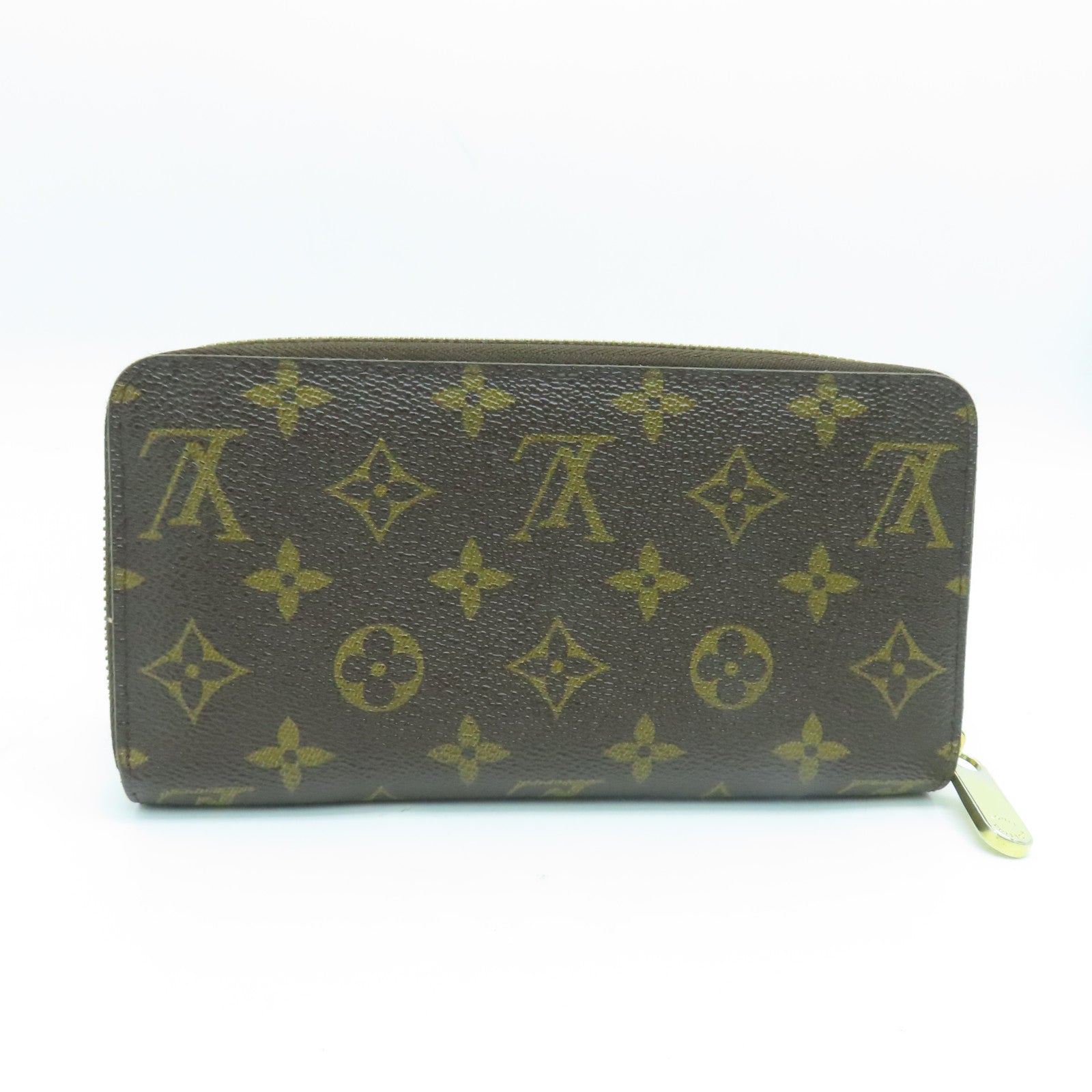 LOUIS VUITTON Monogram Zippy Long Wallet金扣拉錬長錢包啡色