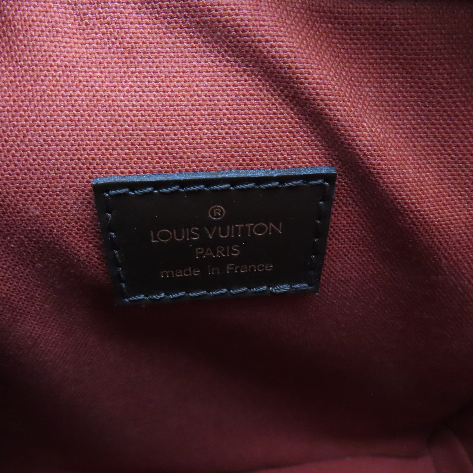 LOUIS VUITTON Damier Olav PM Gold Buckle Shoulder Bag Brown