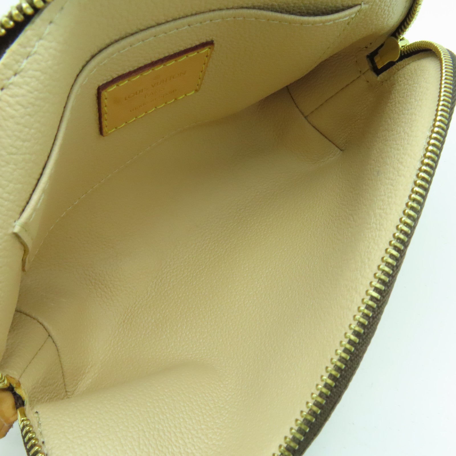 LOUIS VUITTON 【激減優惠】Monogram Pouch金扣手拿包啡色