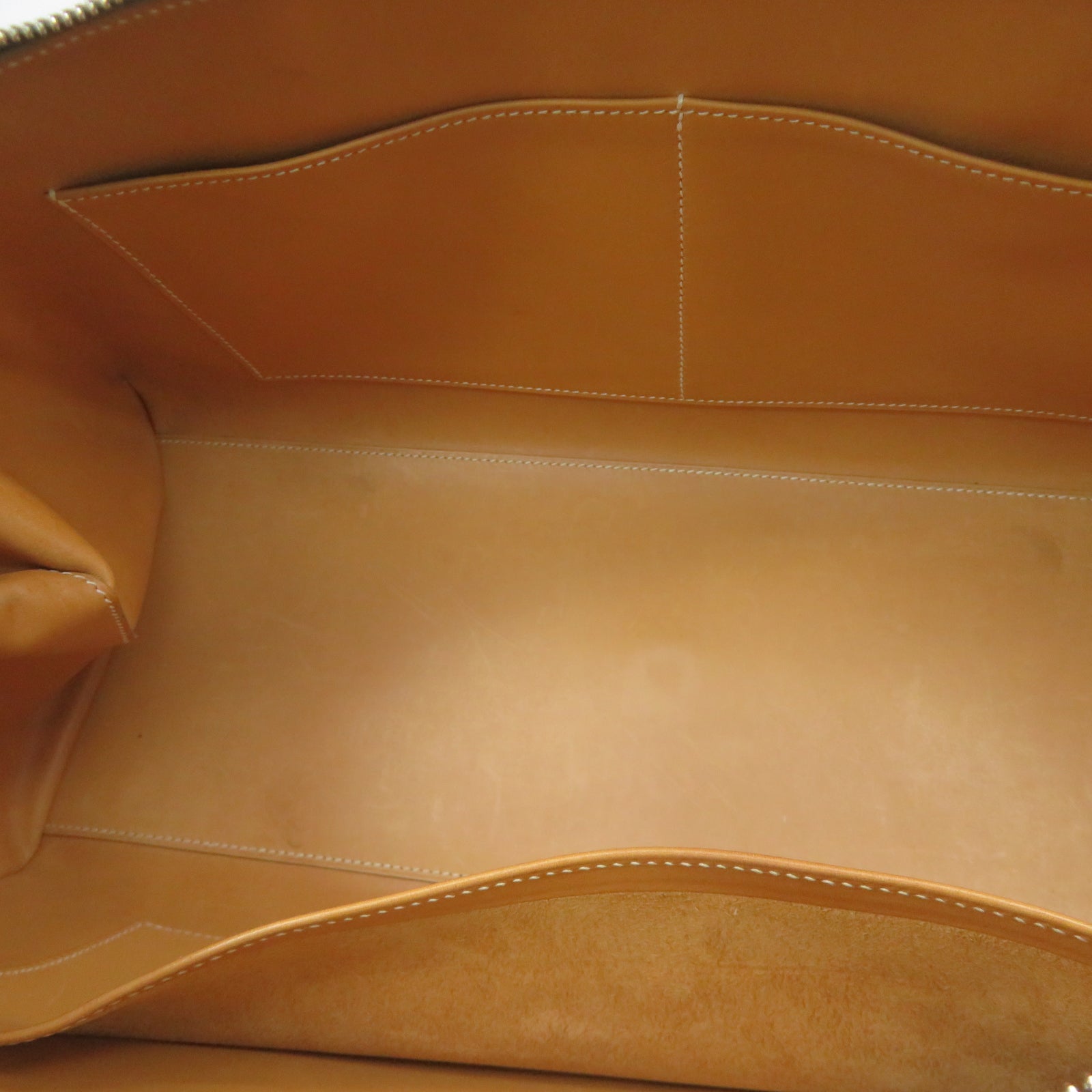 HERMES 【激减优惠】Epsom皮革Bambay银扣手挽袋灰色
