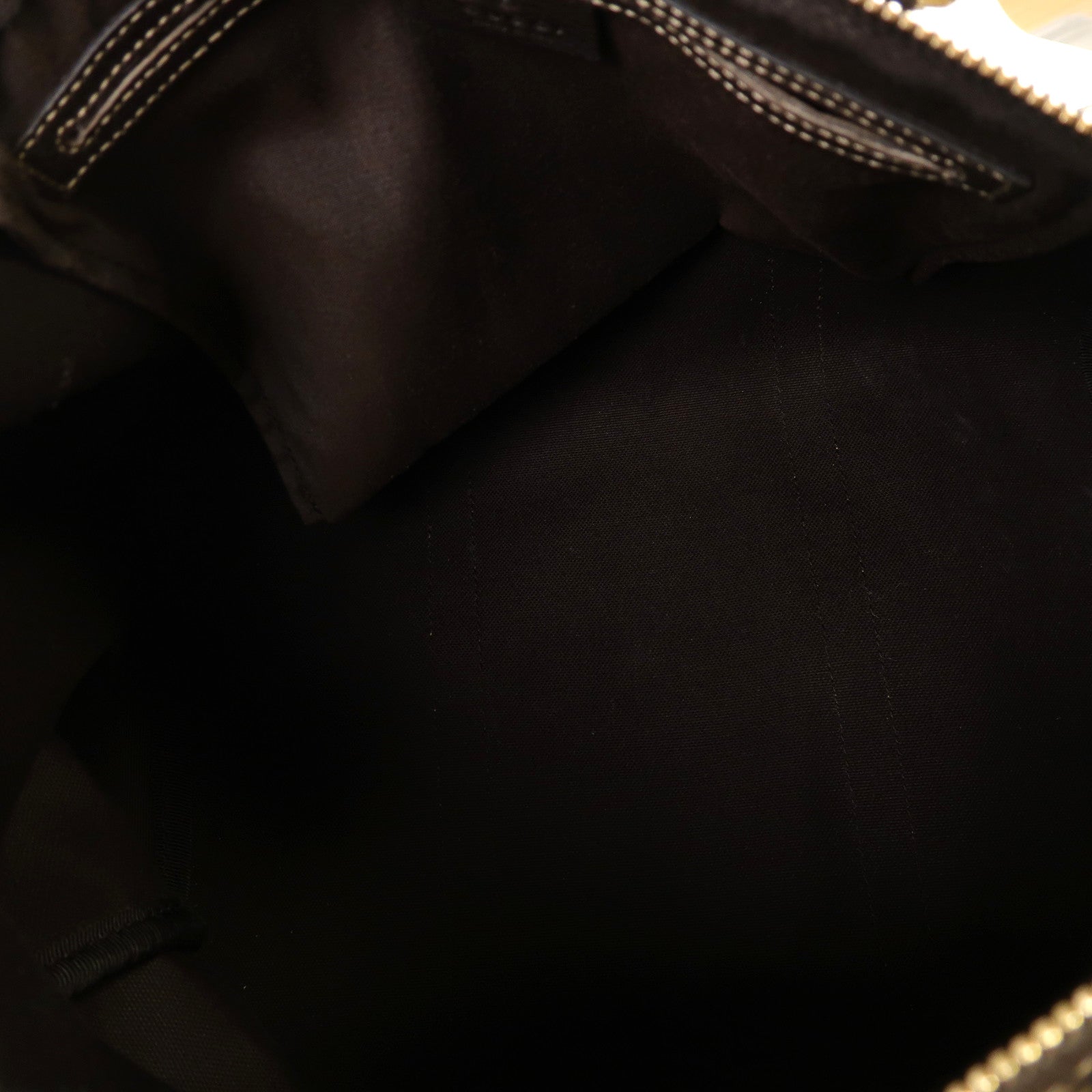 GUCCI 塗層帆布GG Crystal Joy Boston Bag金扣手挽袋啡色