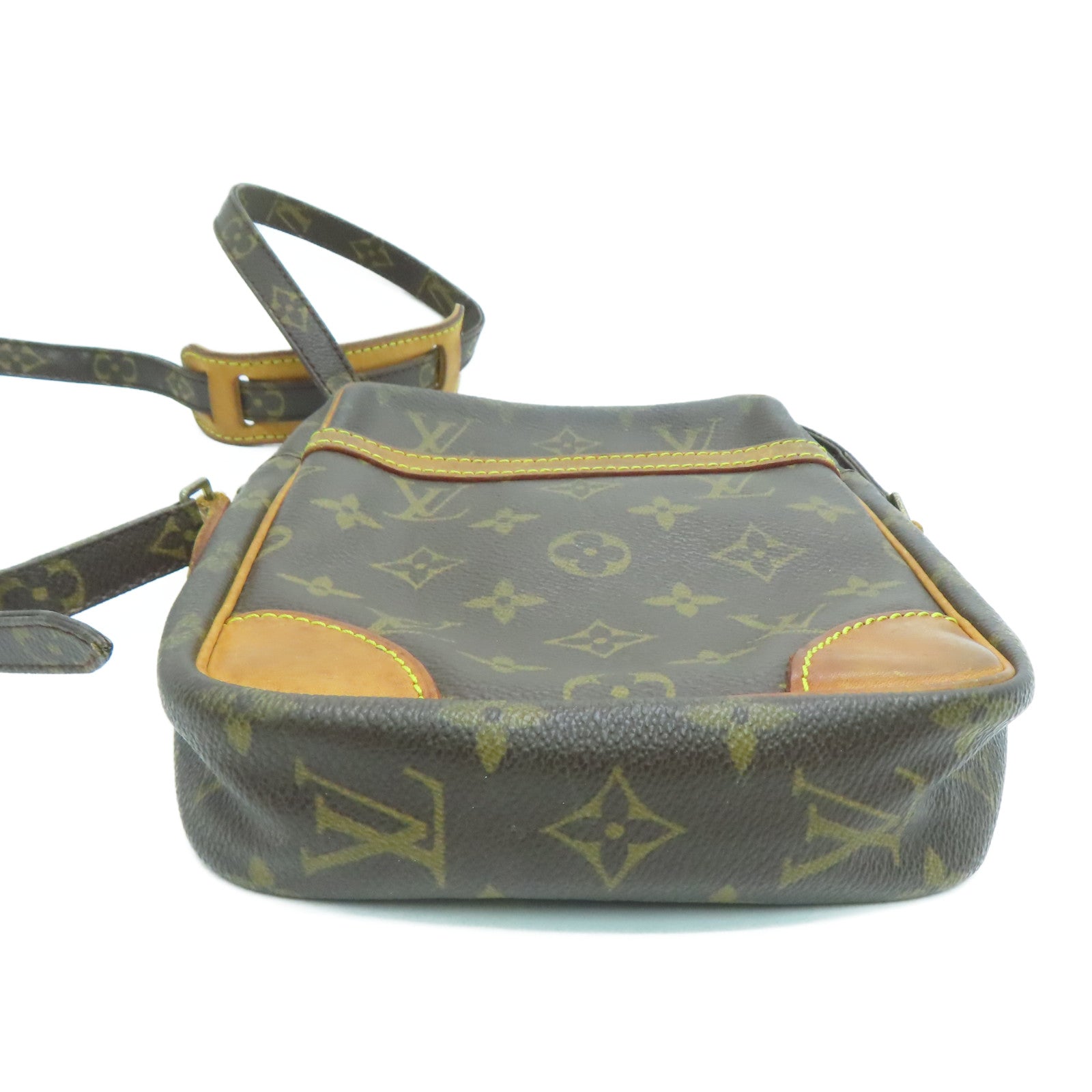 LOUIS VUITTON Monogram Danube金扣肩背袋啡色