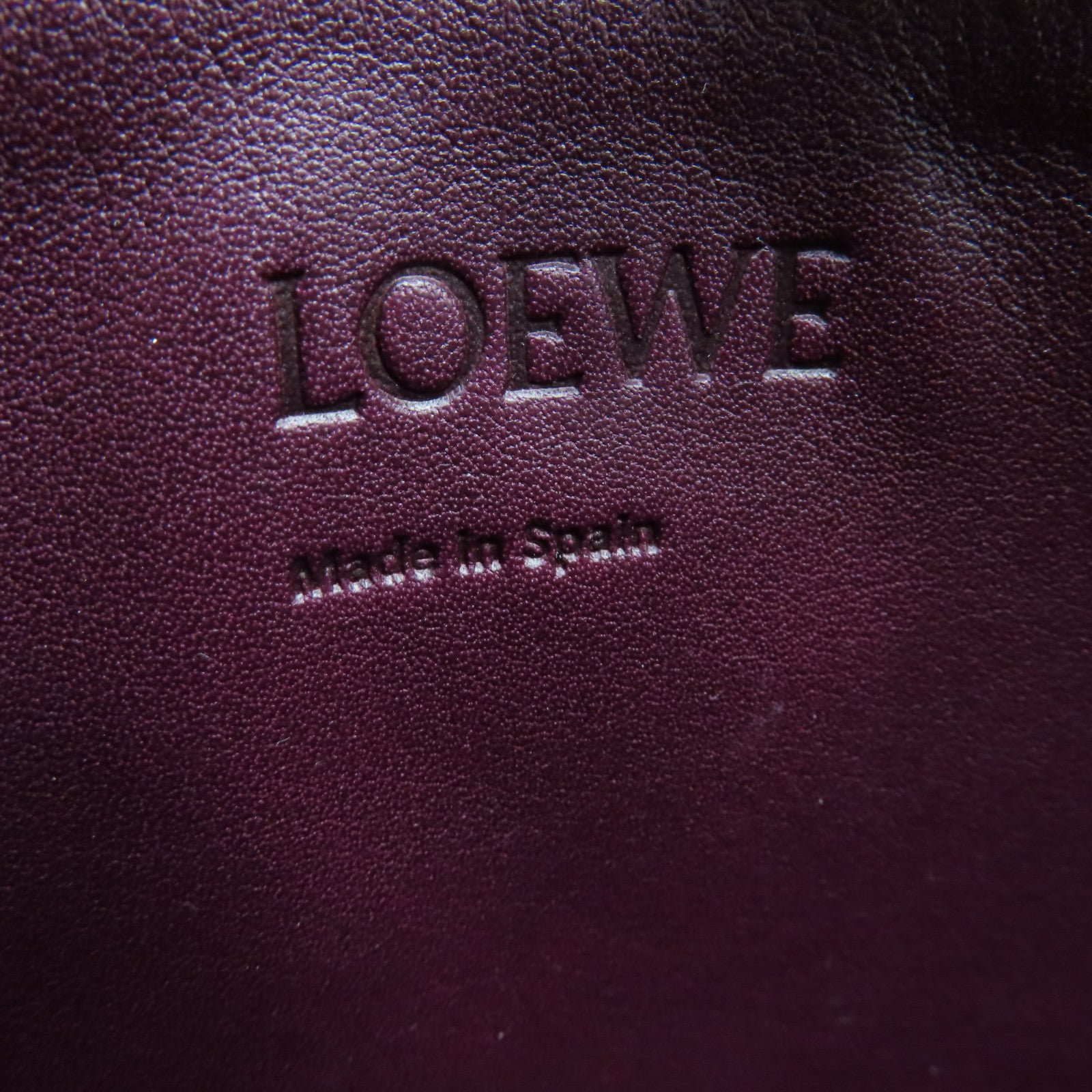 LOEWE 牛皮皮革Gate Double金扣肩背袋啡色