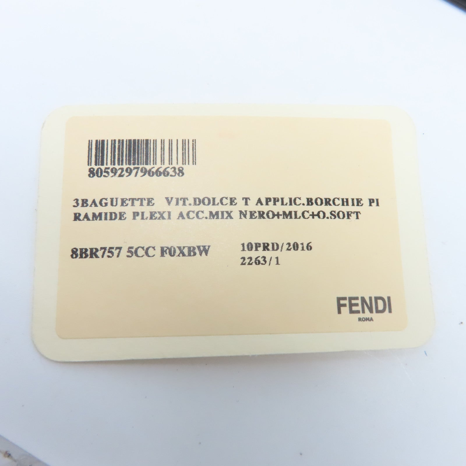 FENDI 牛皮皮革Peekaboo金扣肩背袋黑色/彩色
