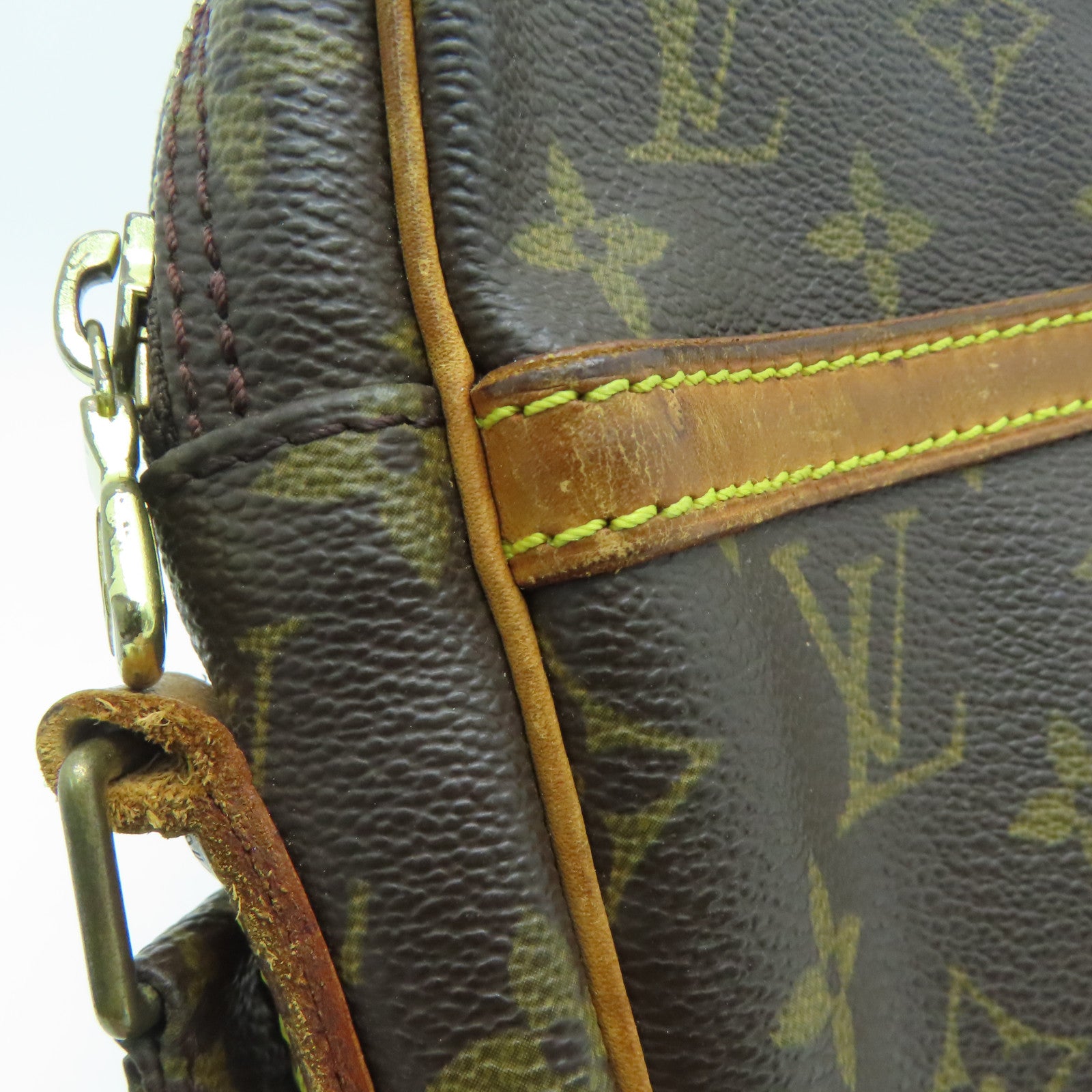 LOUIS VUITTON Monogram Danube金扣肩背袋啡色