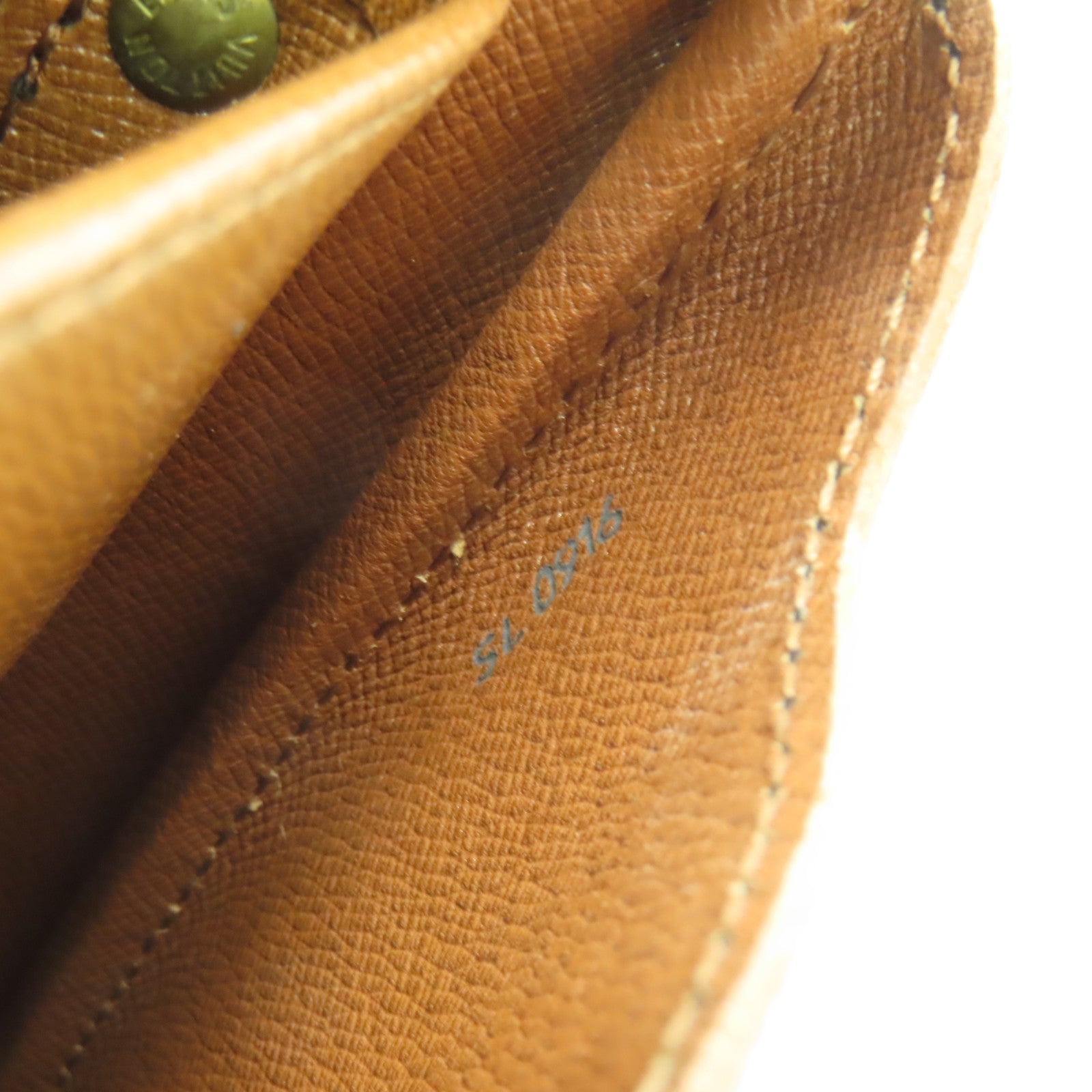 LOUIS VUITTON 【激減優惠】Monogram Cartouchiere MM金扣肩背袋啡色