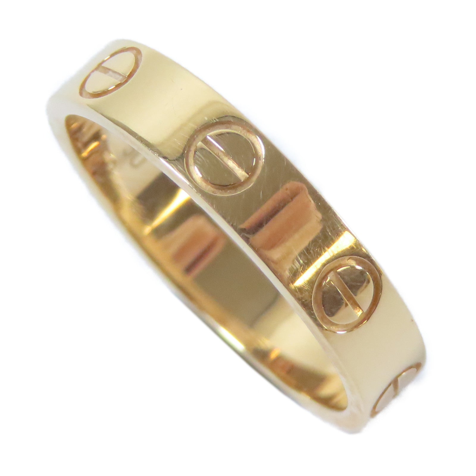 CARTIER 18K玫瑰金Mini Love Ring戒指Cartier#50/US#5