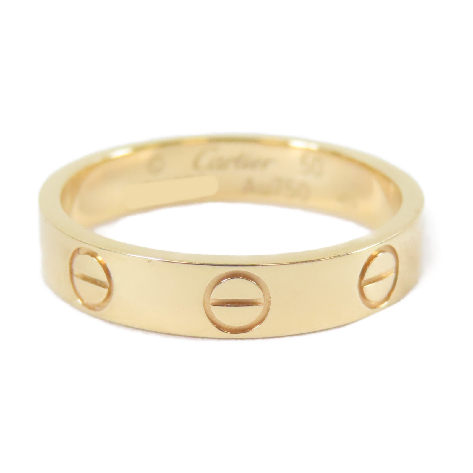 CARTIER 18K玫瑰金Mini Love Ring戒指Cartier#50/US#5