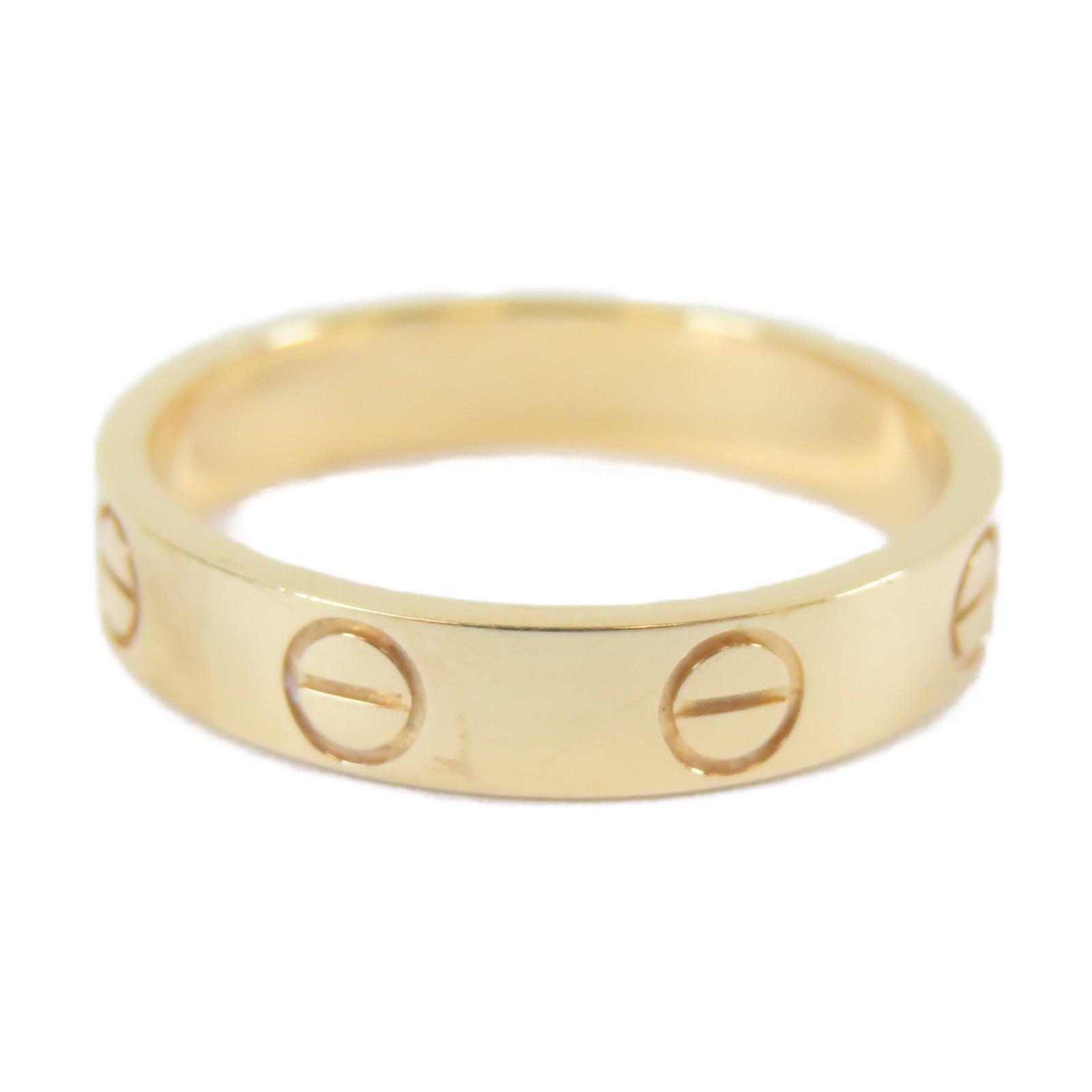 CARTIER 18K玫瑰金Mini Love Ring戒指Cartier#50/US#5