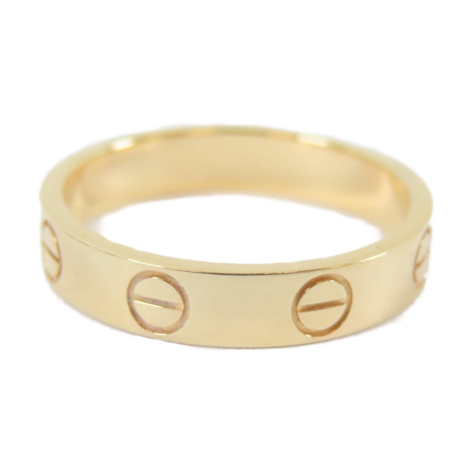 CARTIER 18K玫瑰金Mini Love Ring戒指Cartier#50/US#5