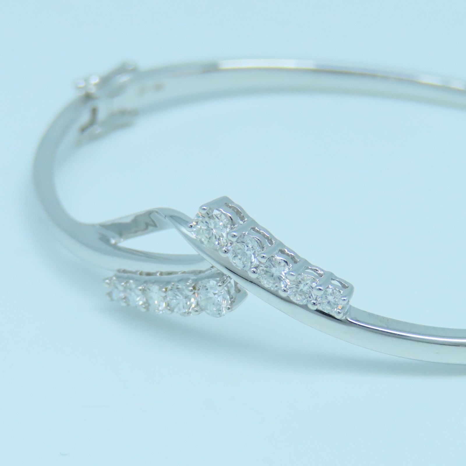 JEWELRY 18K白金Diamond Bracelet0.17ct鑽石/0.33ct鑽石手鐲
