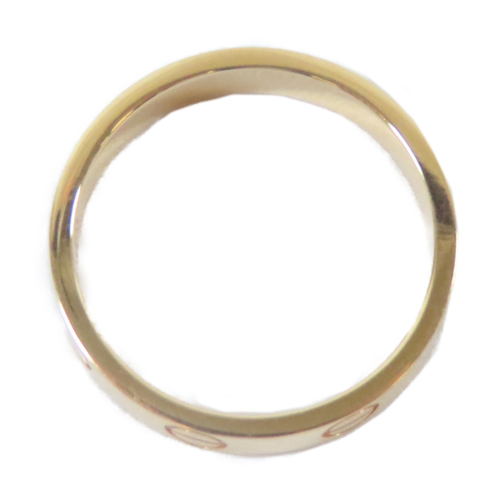CARTIER 18K玫瑰金Mini Love Ring戒指Cartier#50/US#5