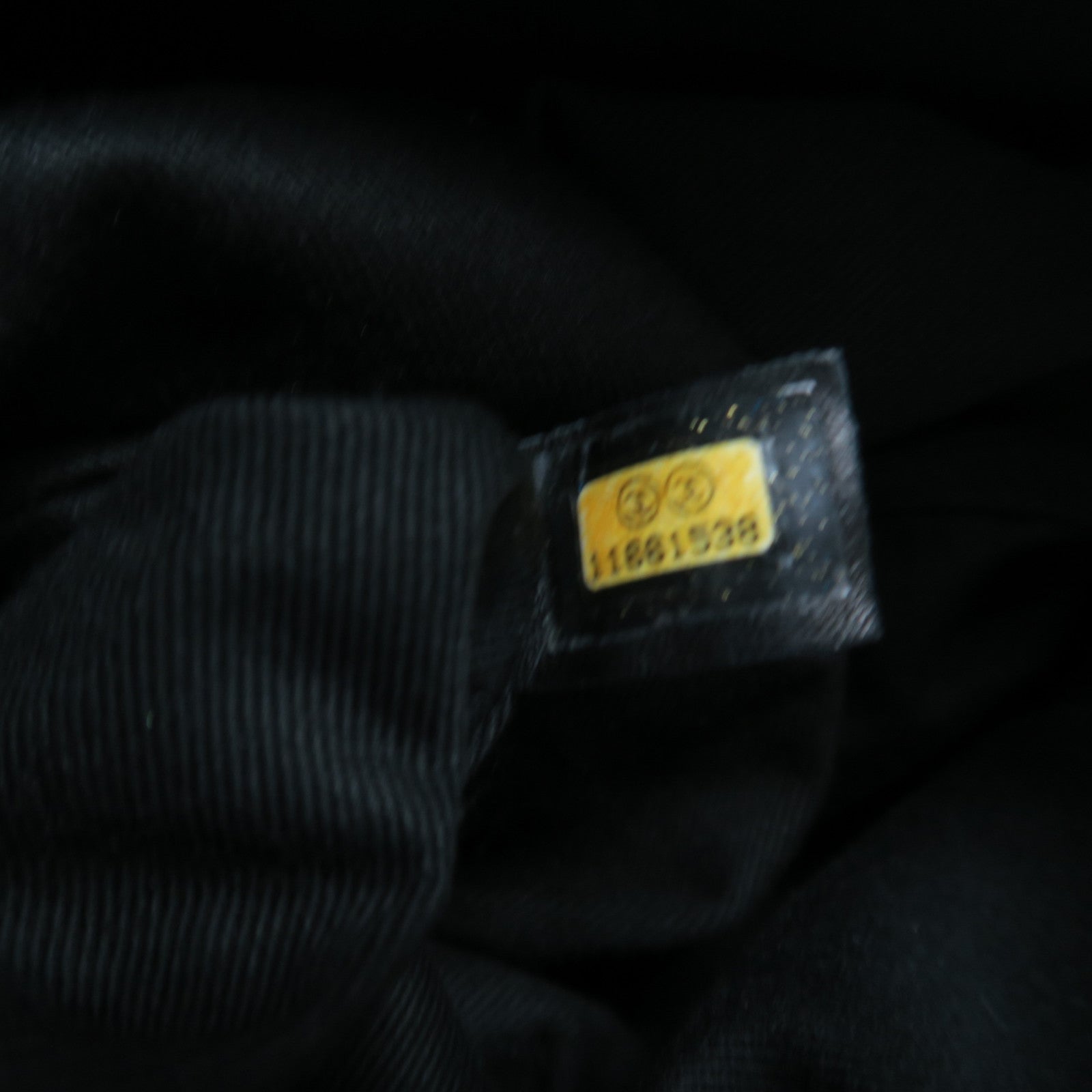 CHANEL 菱格牛皮皮革Chain Shoulder銀扣鏈牖肩背袋黑色