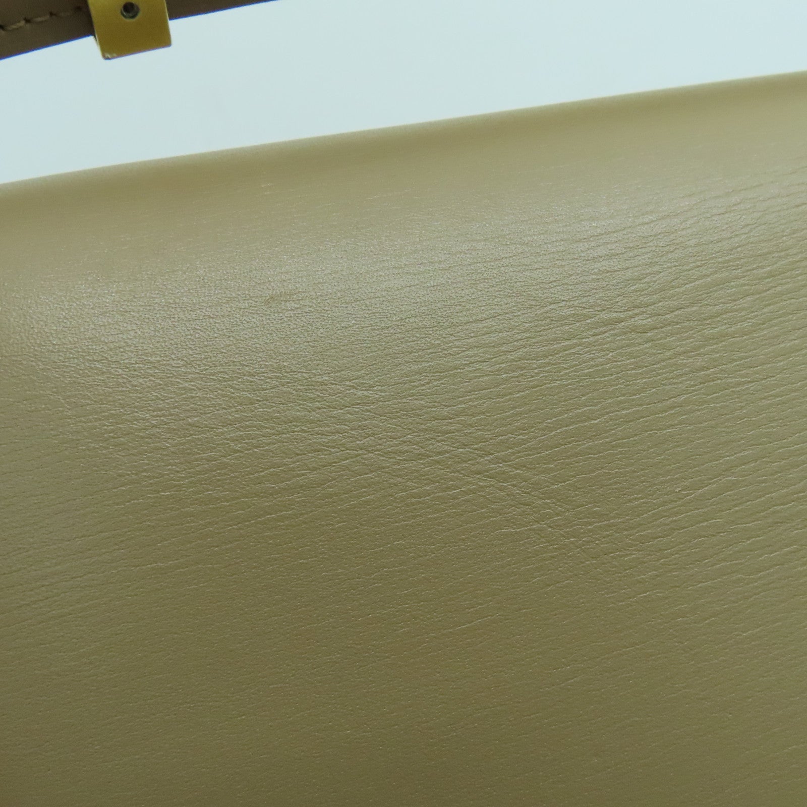 LOEWE 牛皮皮革Gate金扣肩背袋啡色