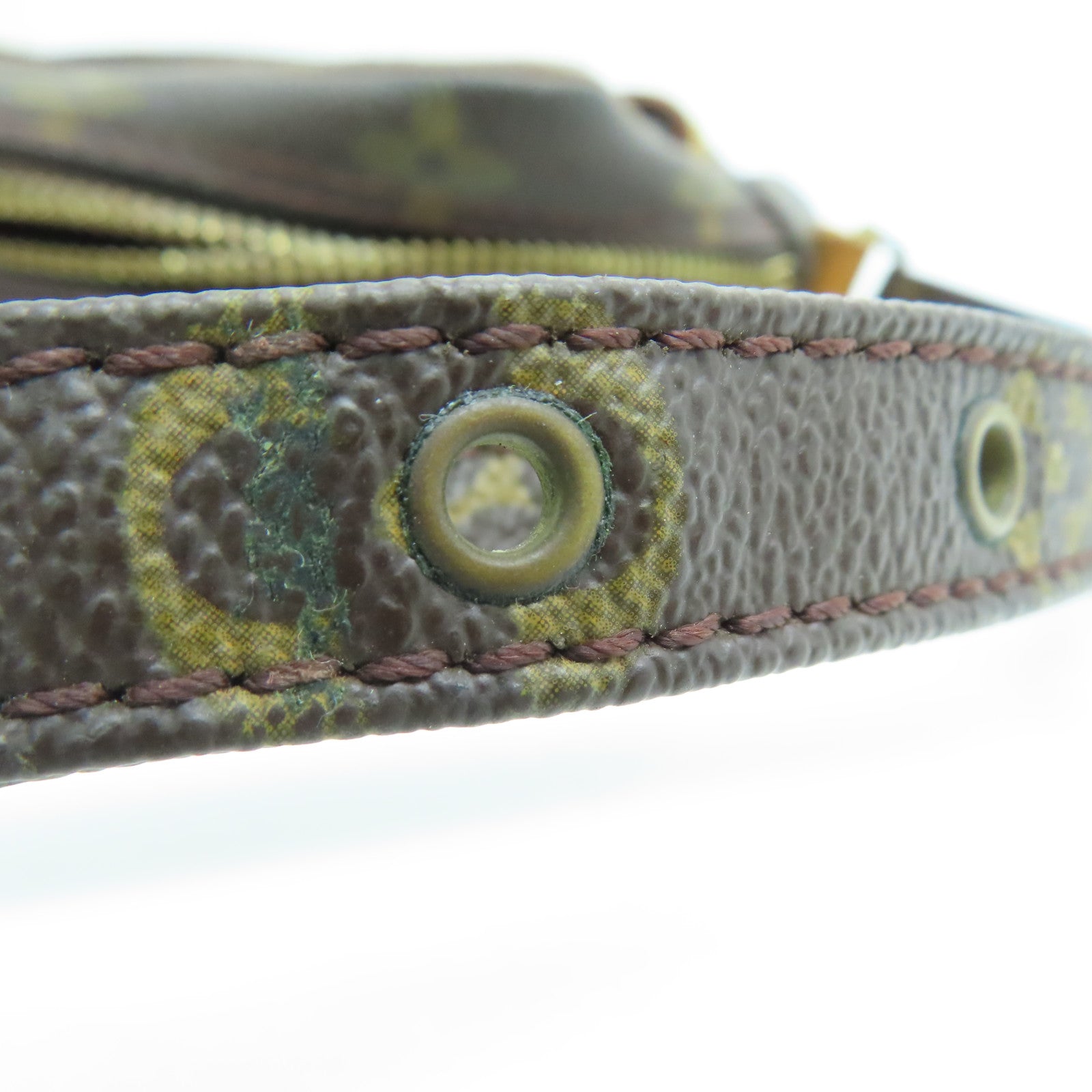 LOUIS VUITTON Monogram Danube金扣肩背袋啡色