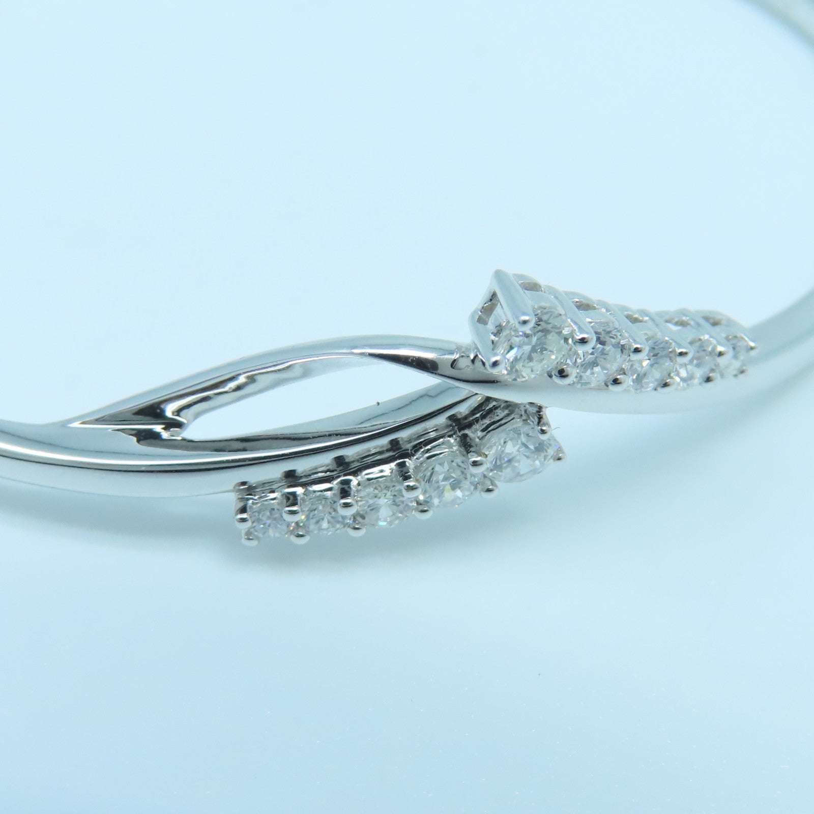 JEWELRY 18K白金Diamond Bracelet0.17ct鑽石/0.33ct鑽石手鐲