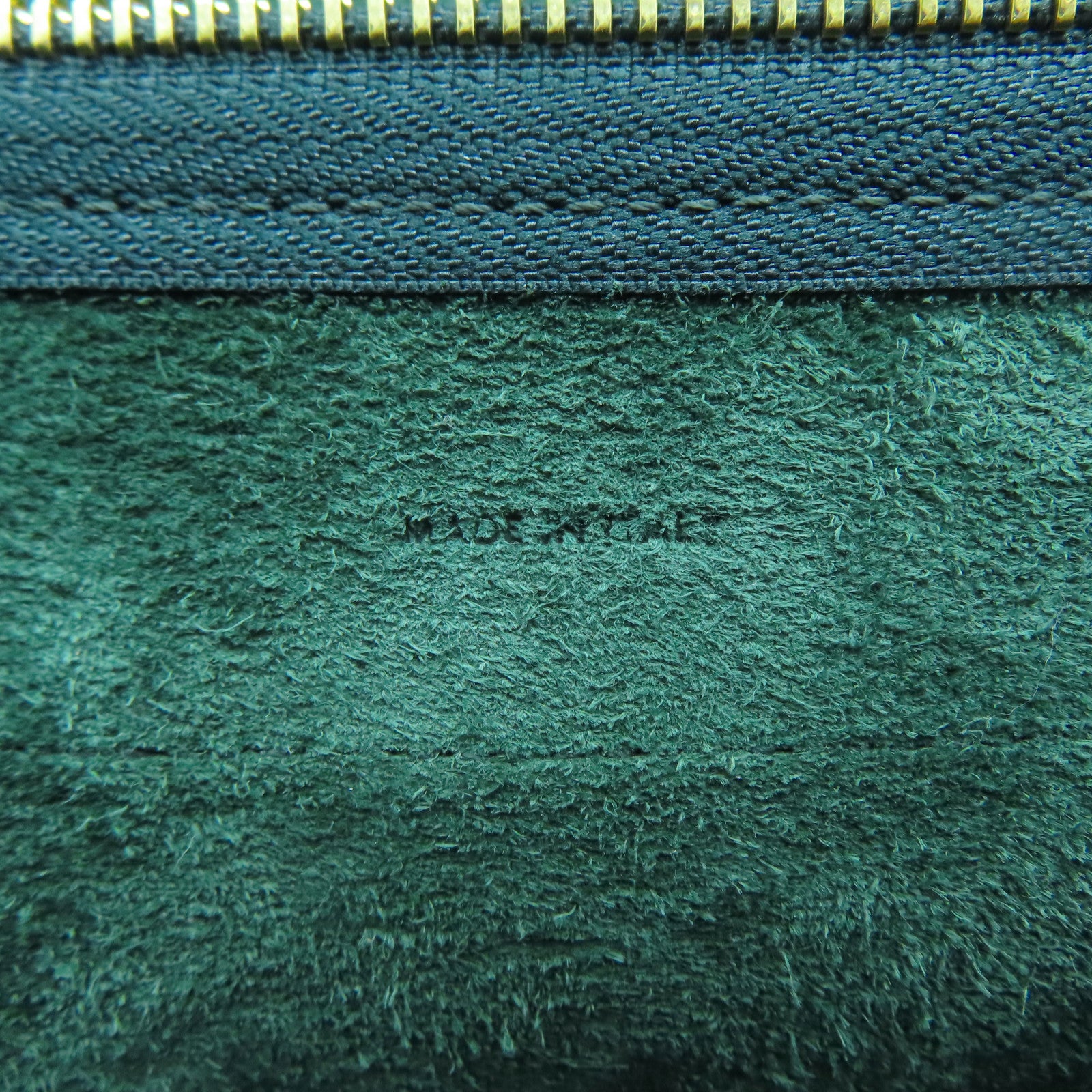 CELINE 牛皮皮革2 Way Shoulder金扣手挽肩背兩用袋綠色