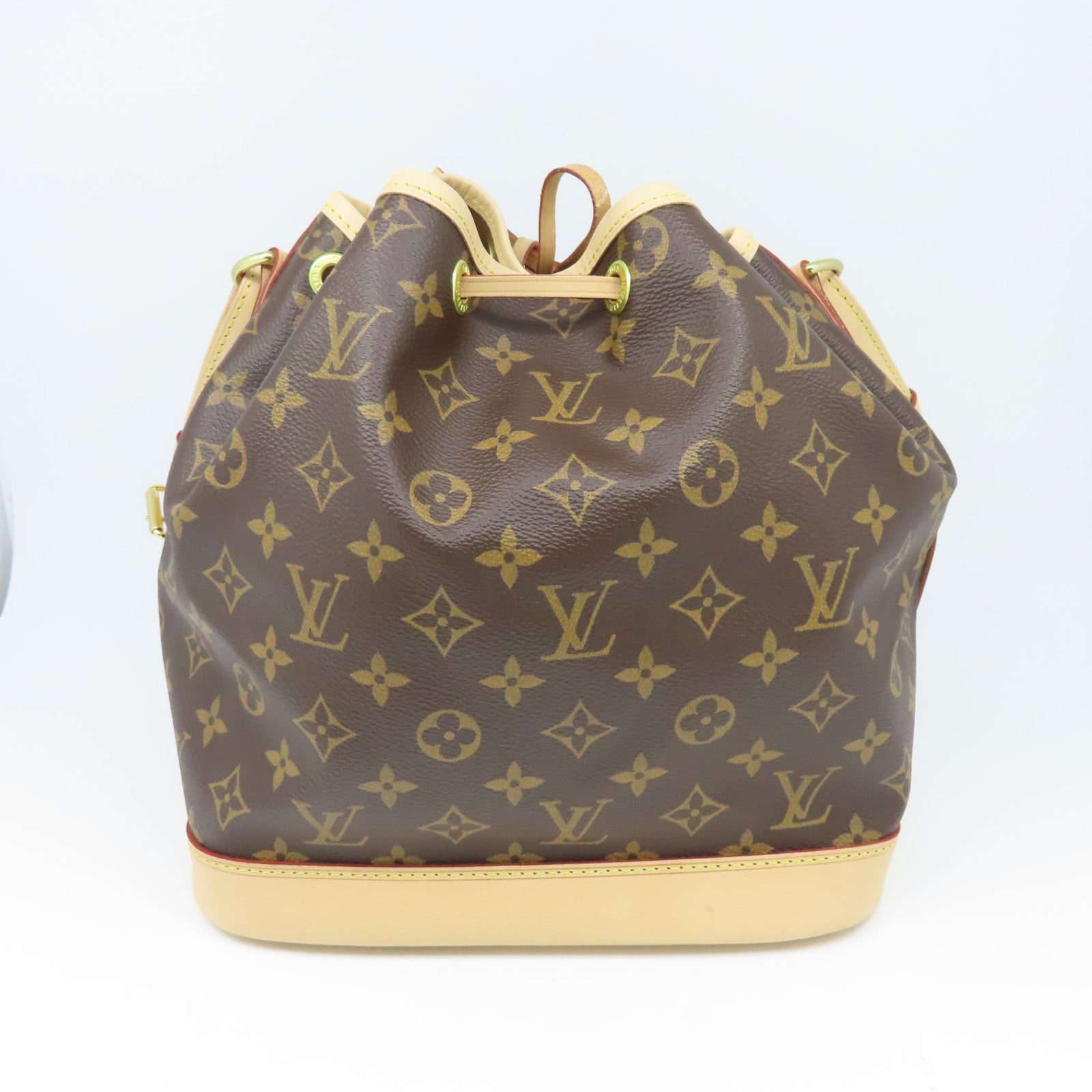 LOUIS VUITTON Monogram Petit Noe金扣肩背袋啡色