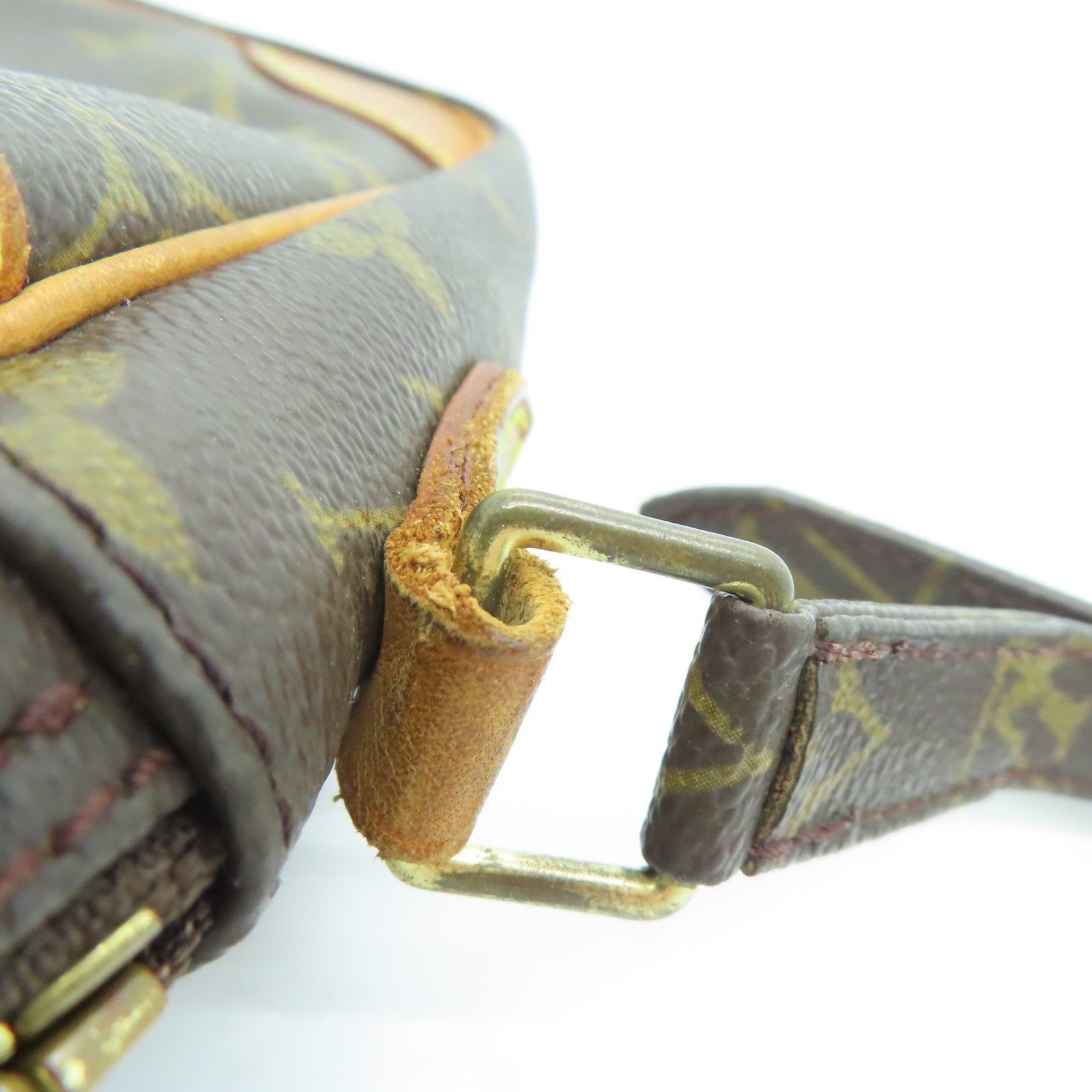 LOUIS VUITTON Monogram Danube金扣肩背袋啡色
