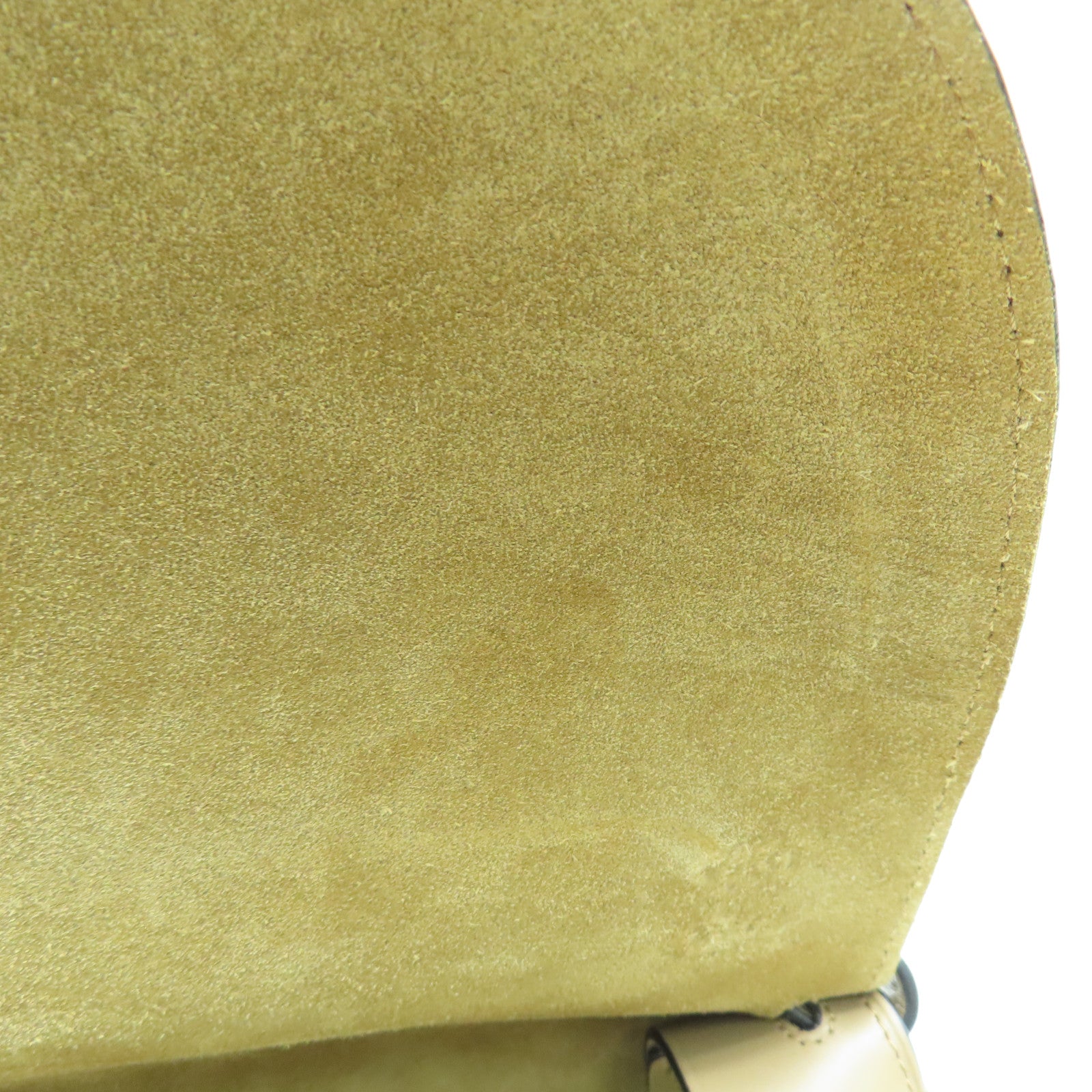 LOEWE 牛皮皮革Gate金扣肩背袋啡色