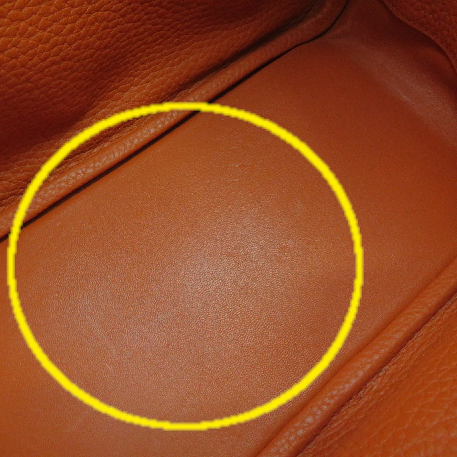HERMES Clemence皮革Lindy 26 2Way Shoulder Bag银扣手挽肩背两用袋Orange橙色