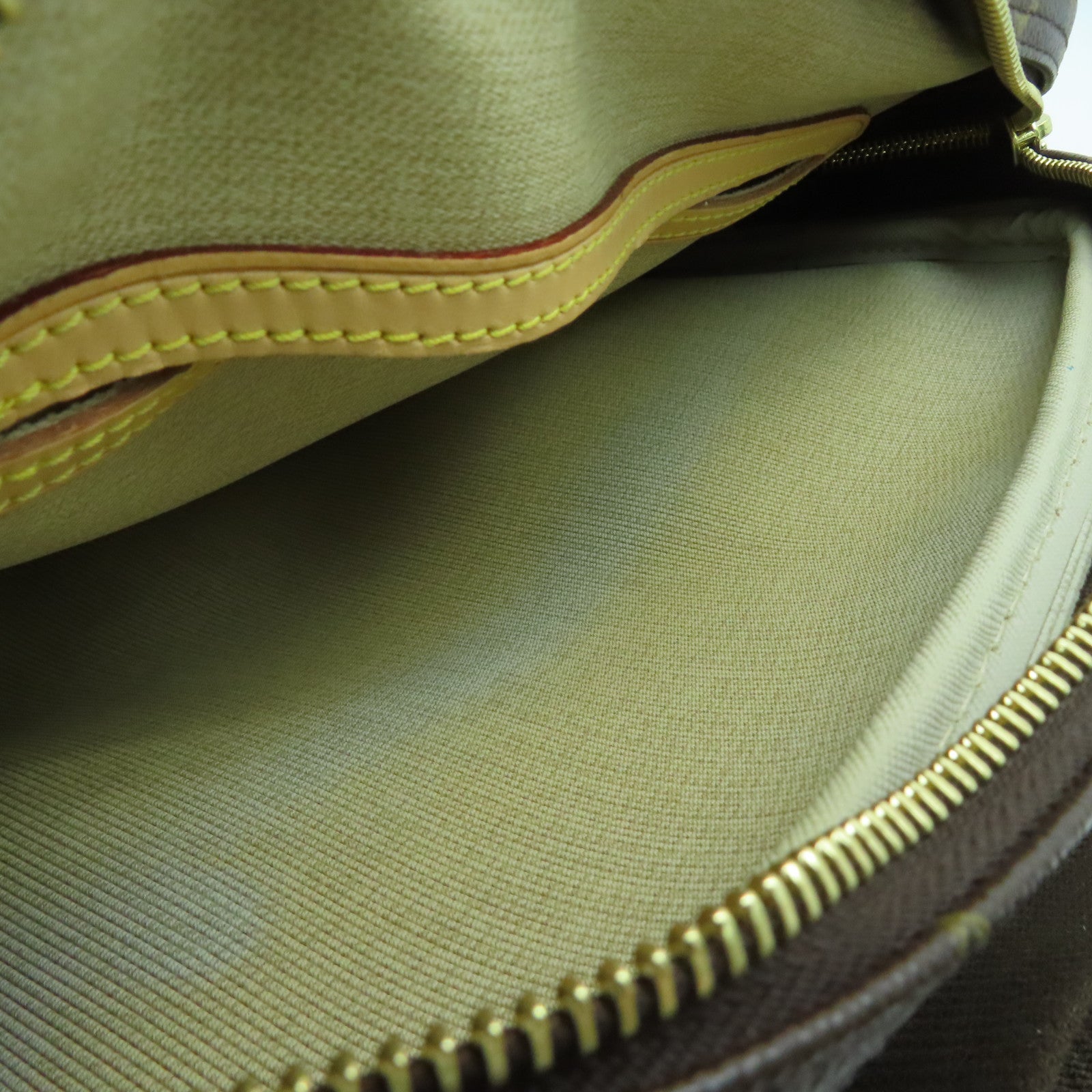 LOUIS VUITTON Monogram Reporter PM金扣肩背袋啡色