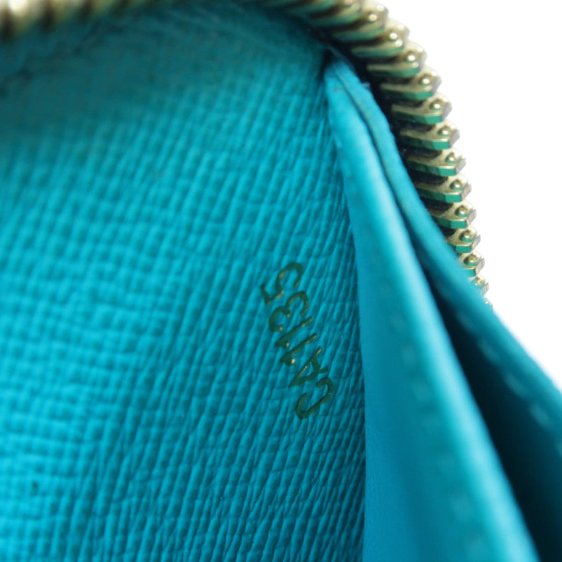 LOUIS VUITTON Monogram V Line Zippy Long Wallet金扣長錢包啡色/藍色