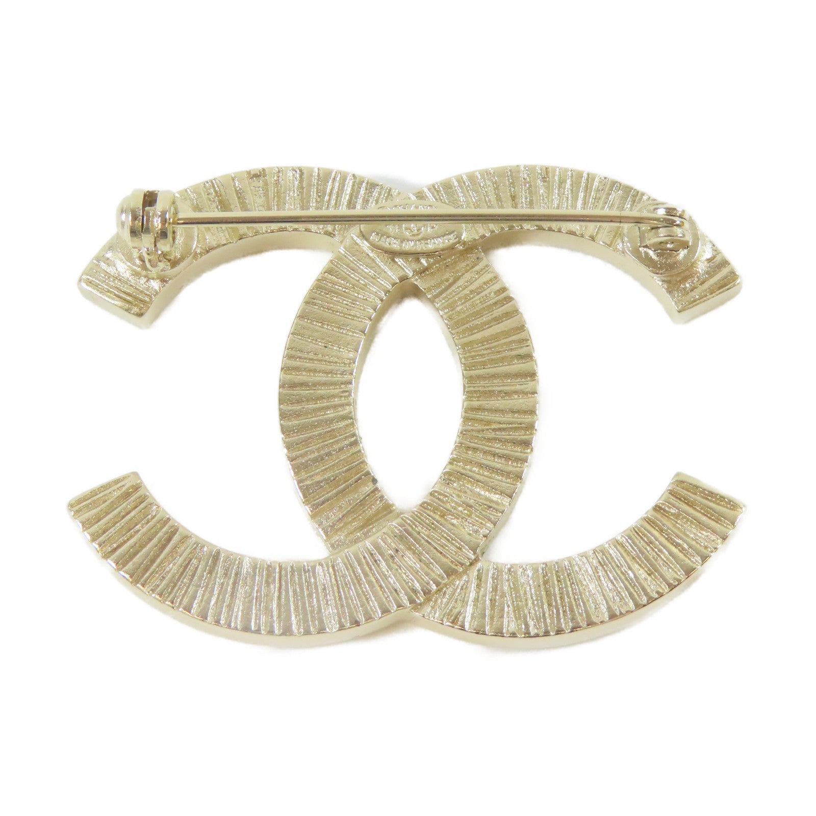 CHANEL 金屬Brooch胸針金色