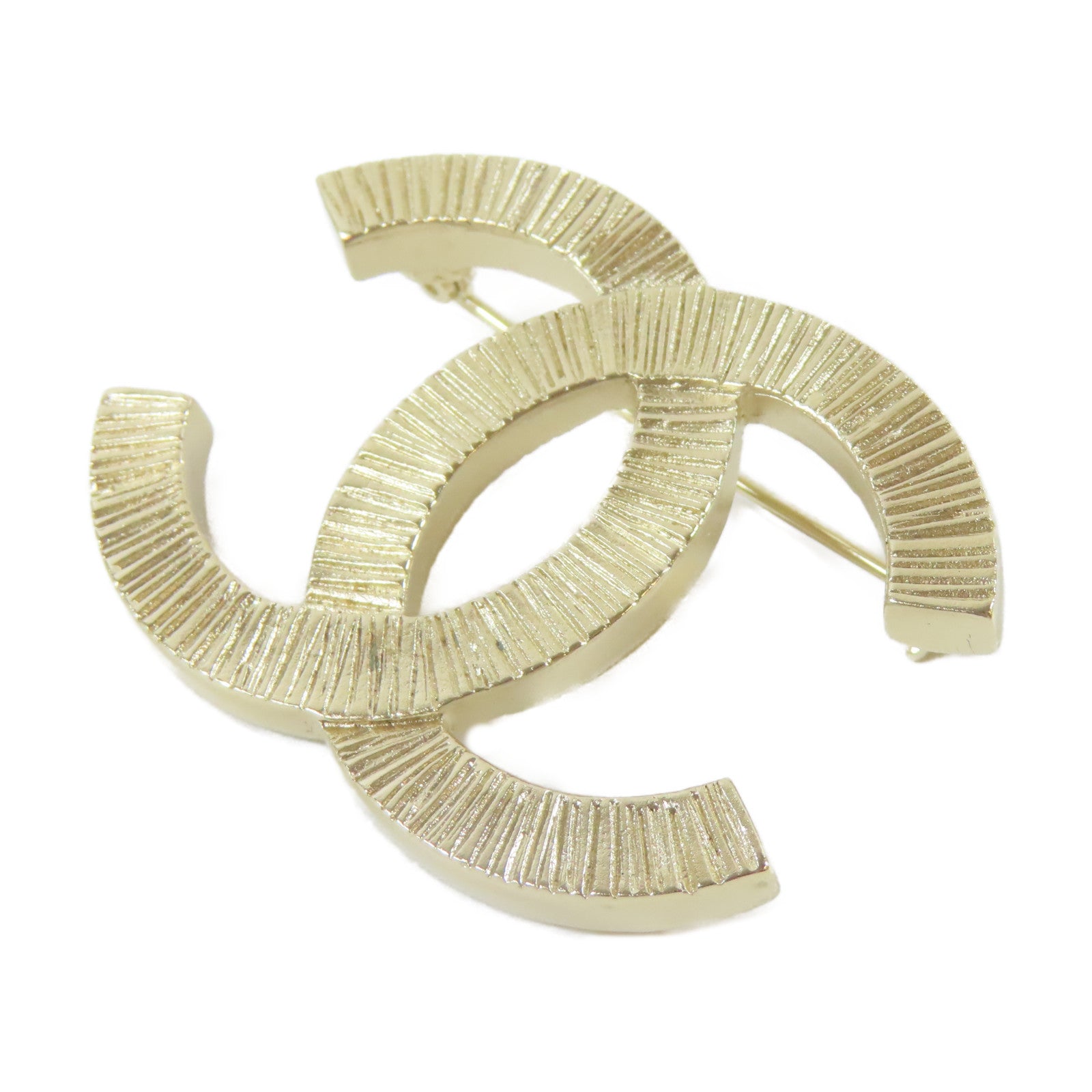 CHANEL 金屬Brooch胸針金色