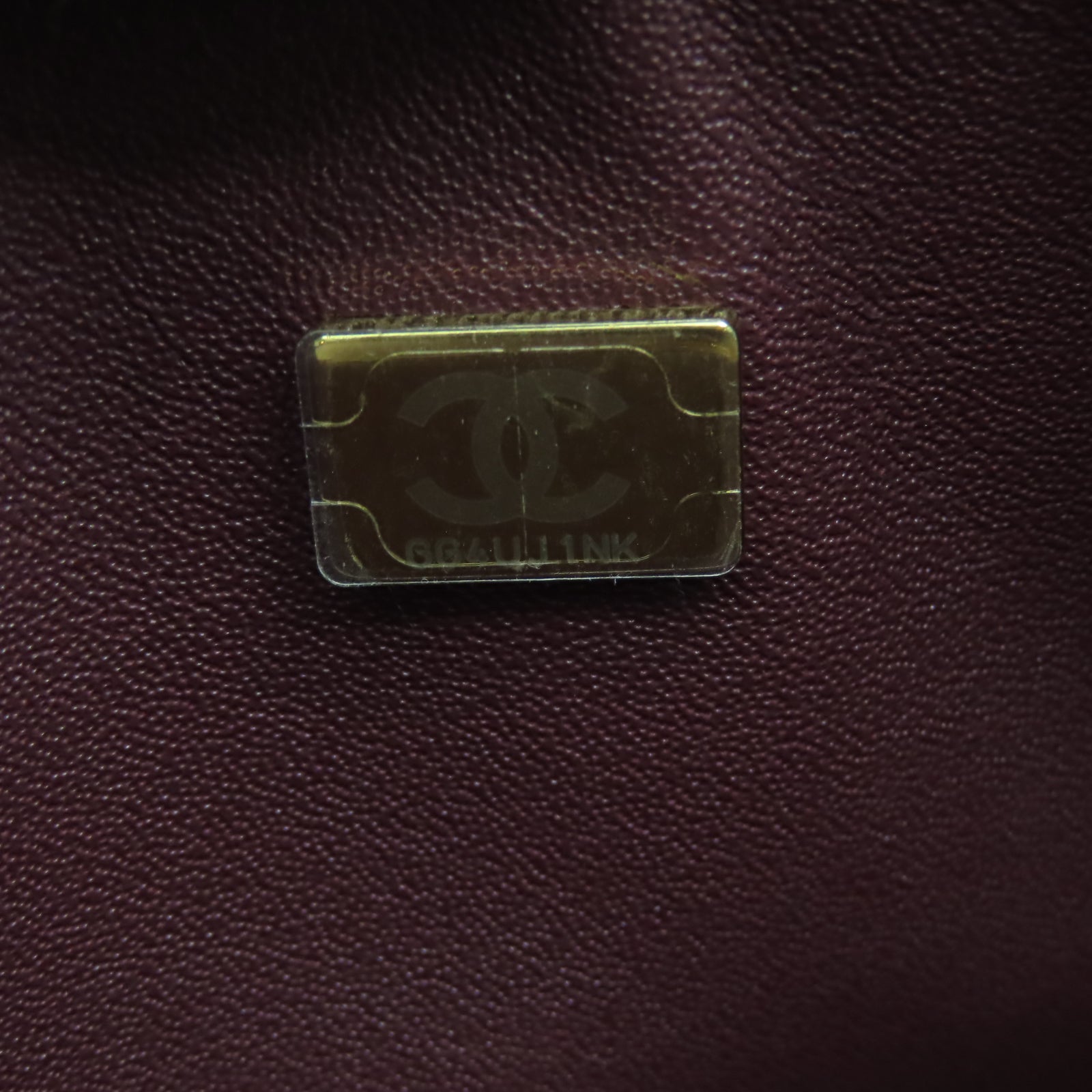 CHANEL 菱格牛皮皮革Classic 23cm金扣鏈帶肩背袋黑色