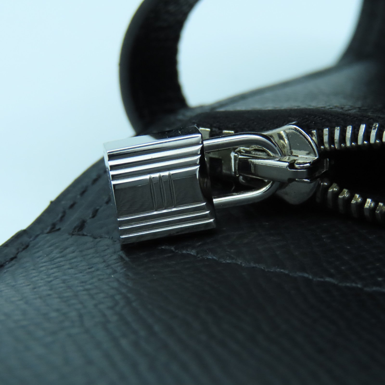 HERMES Veau Epsom皮革Kelly Depliant Wallet銀扣錢包經典黑
