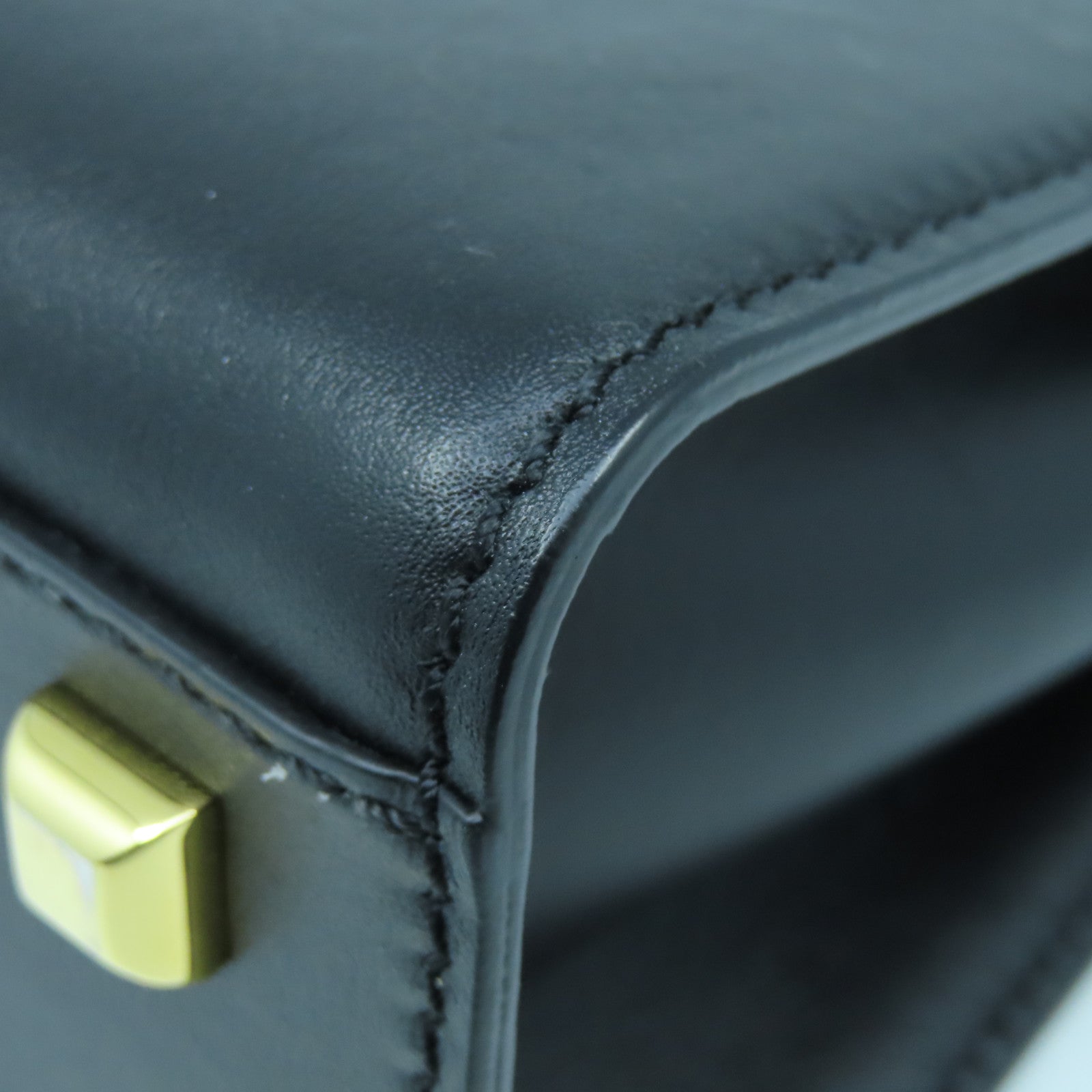 Valentino 【激減優惠】牛皮皮革2way Shoulder Bag金扣手挽肩背兩用袋黑色