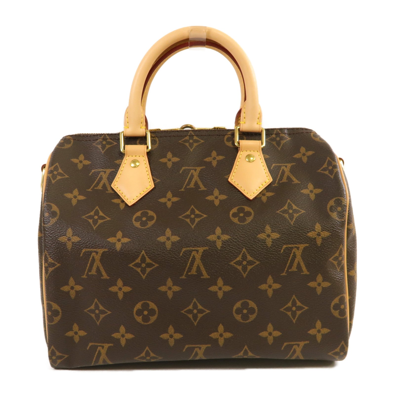 LOUIS VUITTON Monogram Speedy Bandouliere 25金扣手挽肩背兩用袋啡色