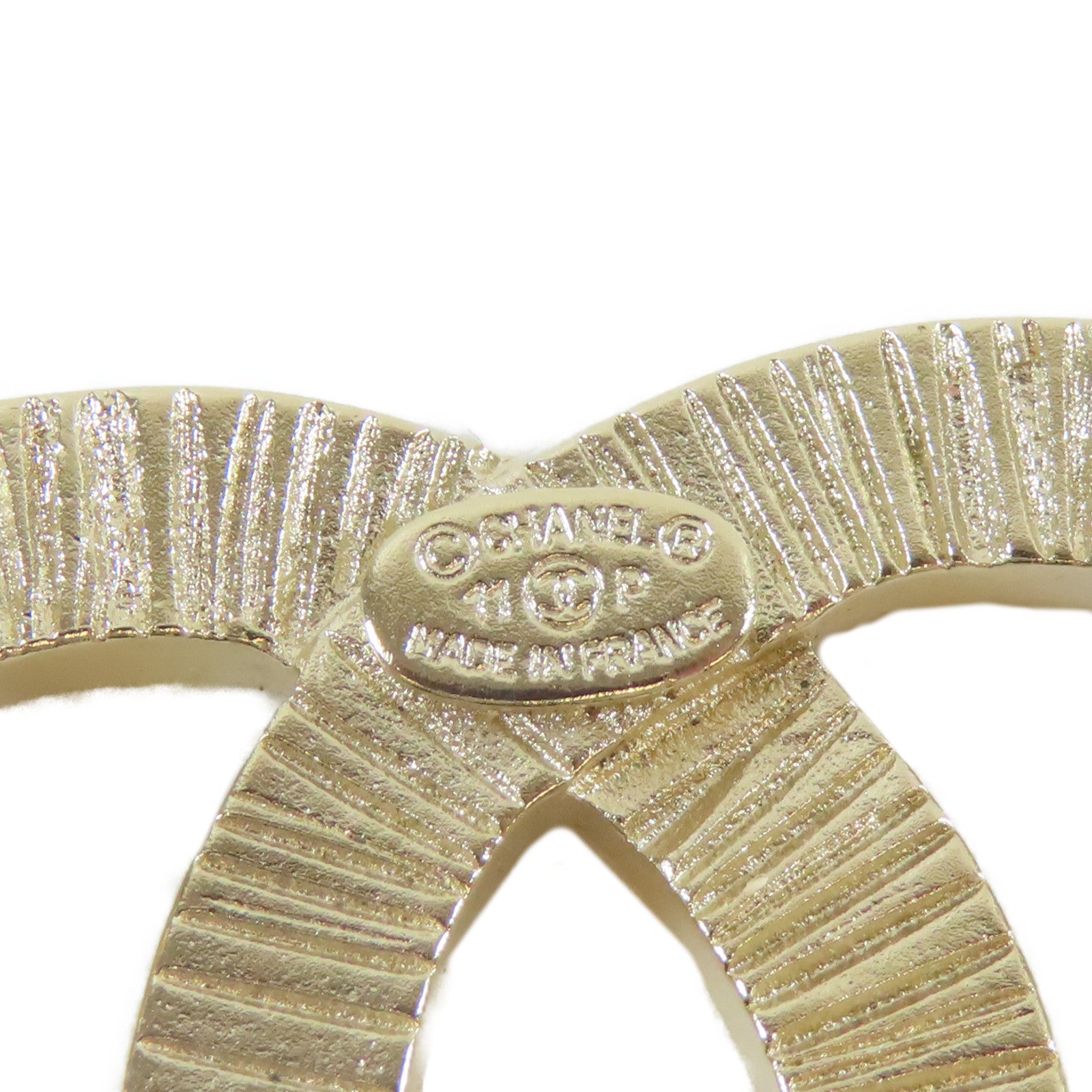 CHANEL 金屬Brooch胸針金色