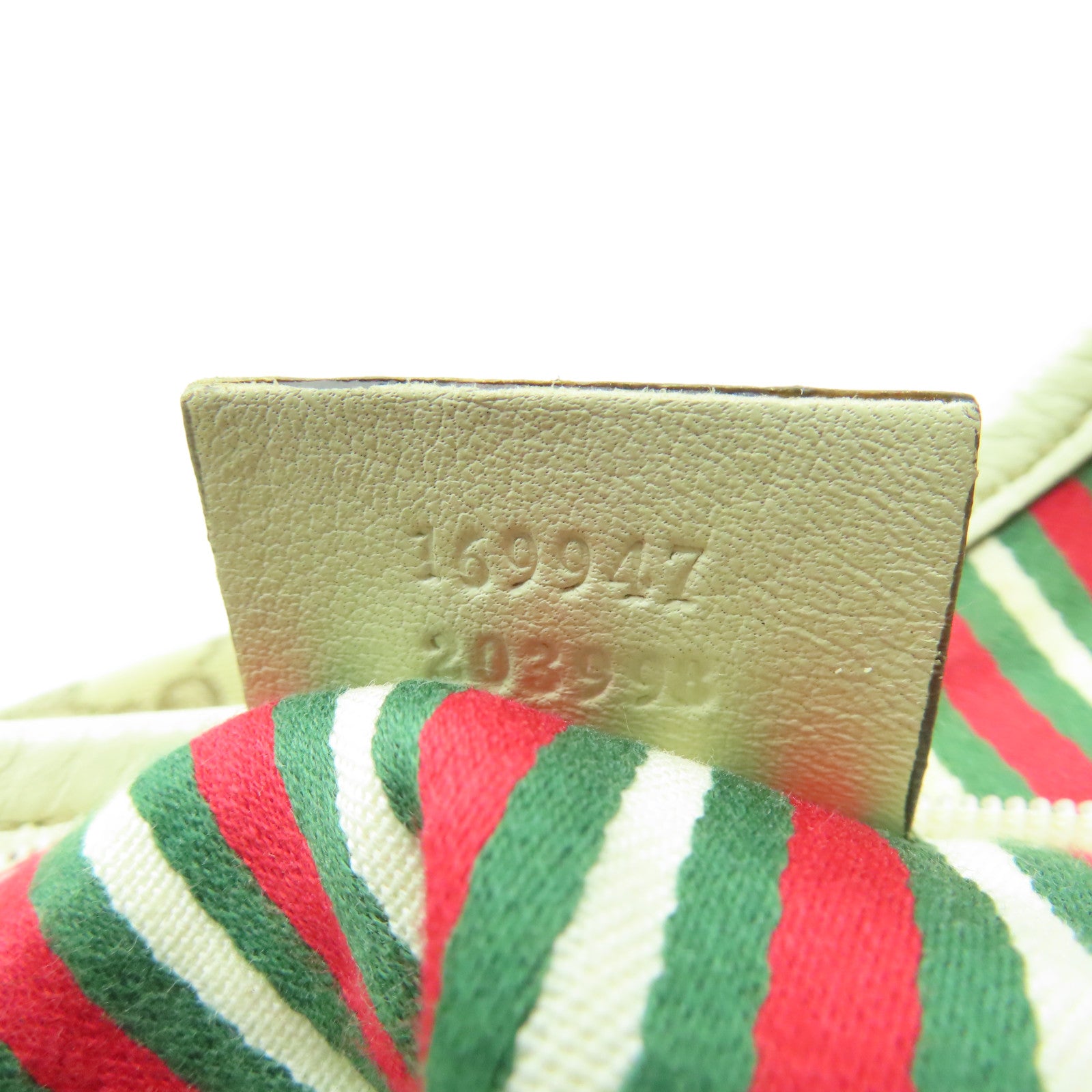 GUCCI 帆布Shoulder Bag金扣肩背袋白色